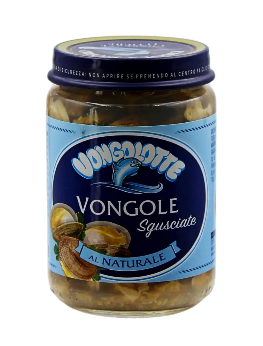 Vongole Sgusciate al Naturale 130 g Vongole Sgusciate al Naturale 130 g