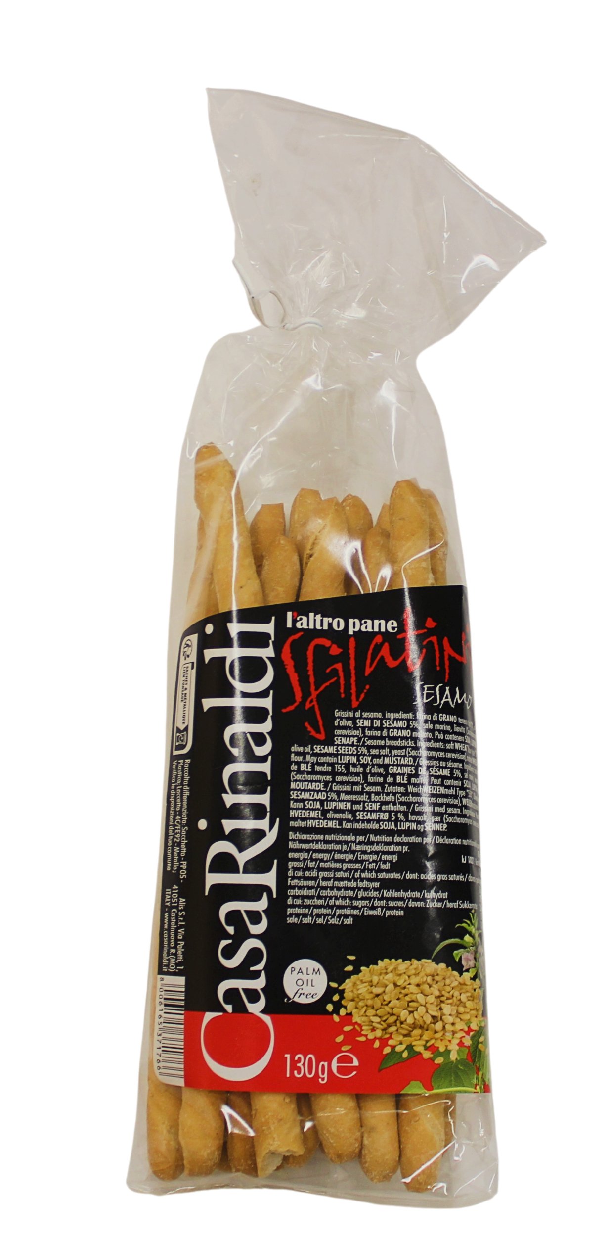 (19,92 €/kg) Casa Rinaldi Sfilatini al Sesamo 130 g