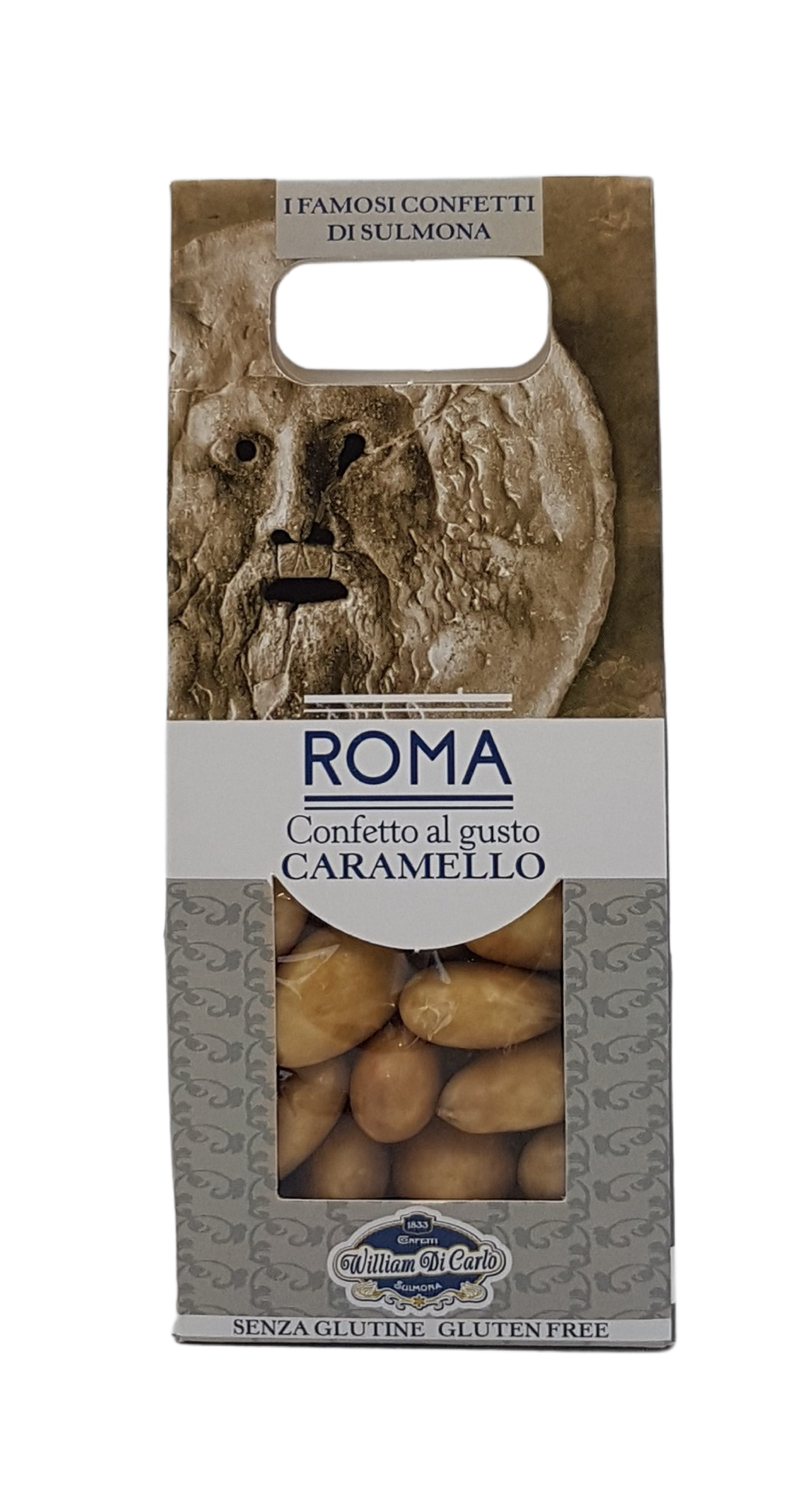 (31,90 €/kg) William di Carlo Confetto al gusto Caramello Roma 100 g