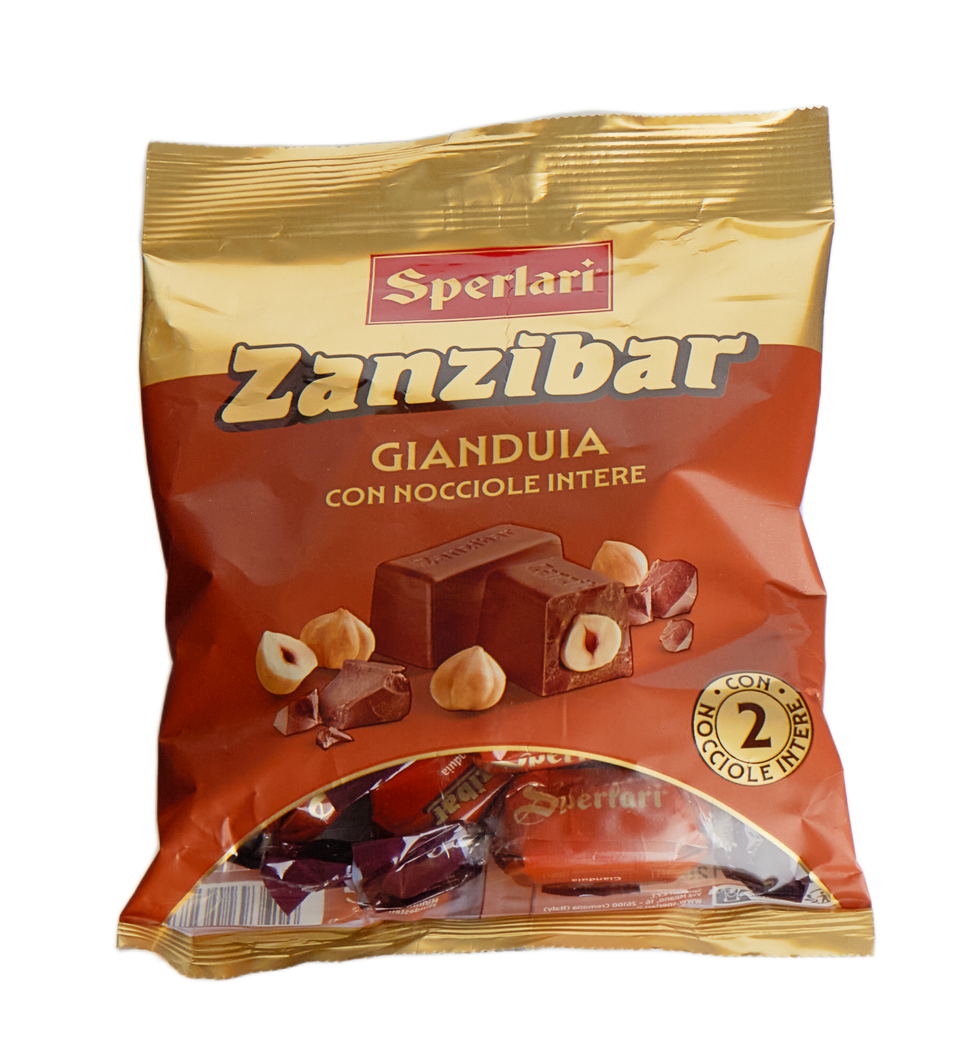 Torroncini Zanzibar Cioccolato Gianduia 117g