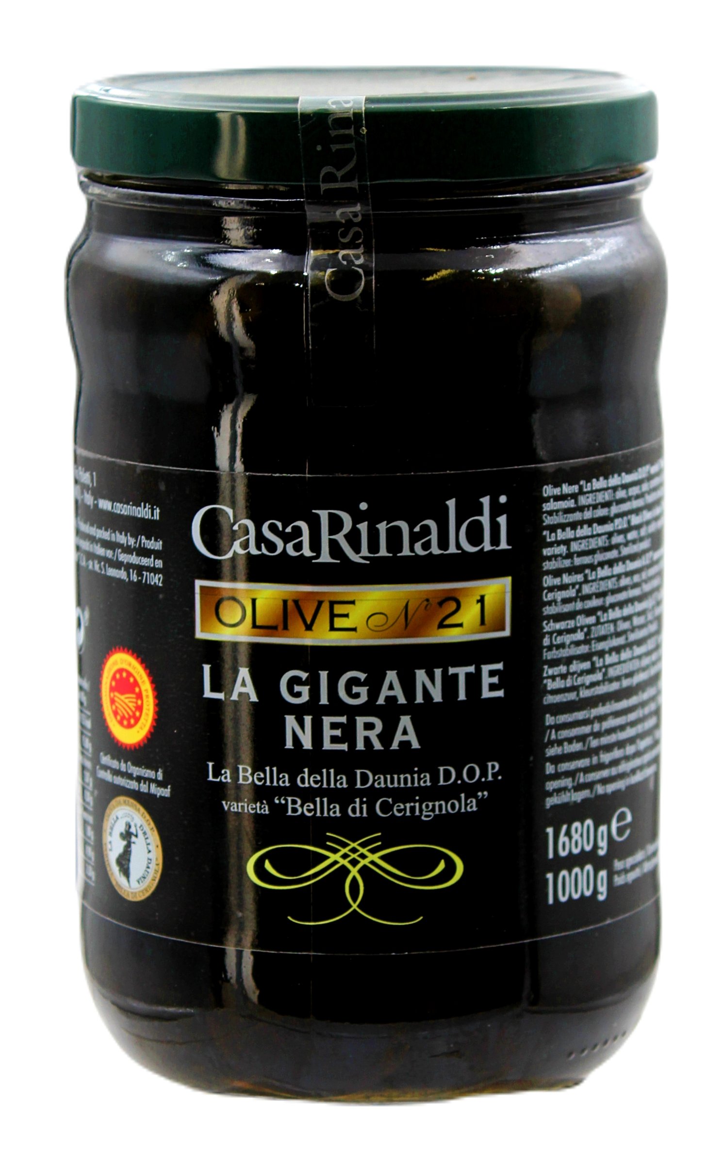 Casa Rinaldi Olive No 21 La Gigante Nera 1680 g (24,99 €/kg)