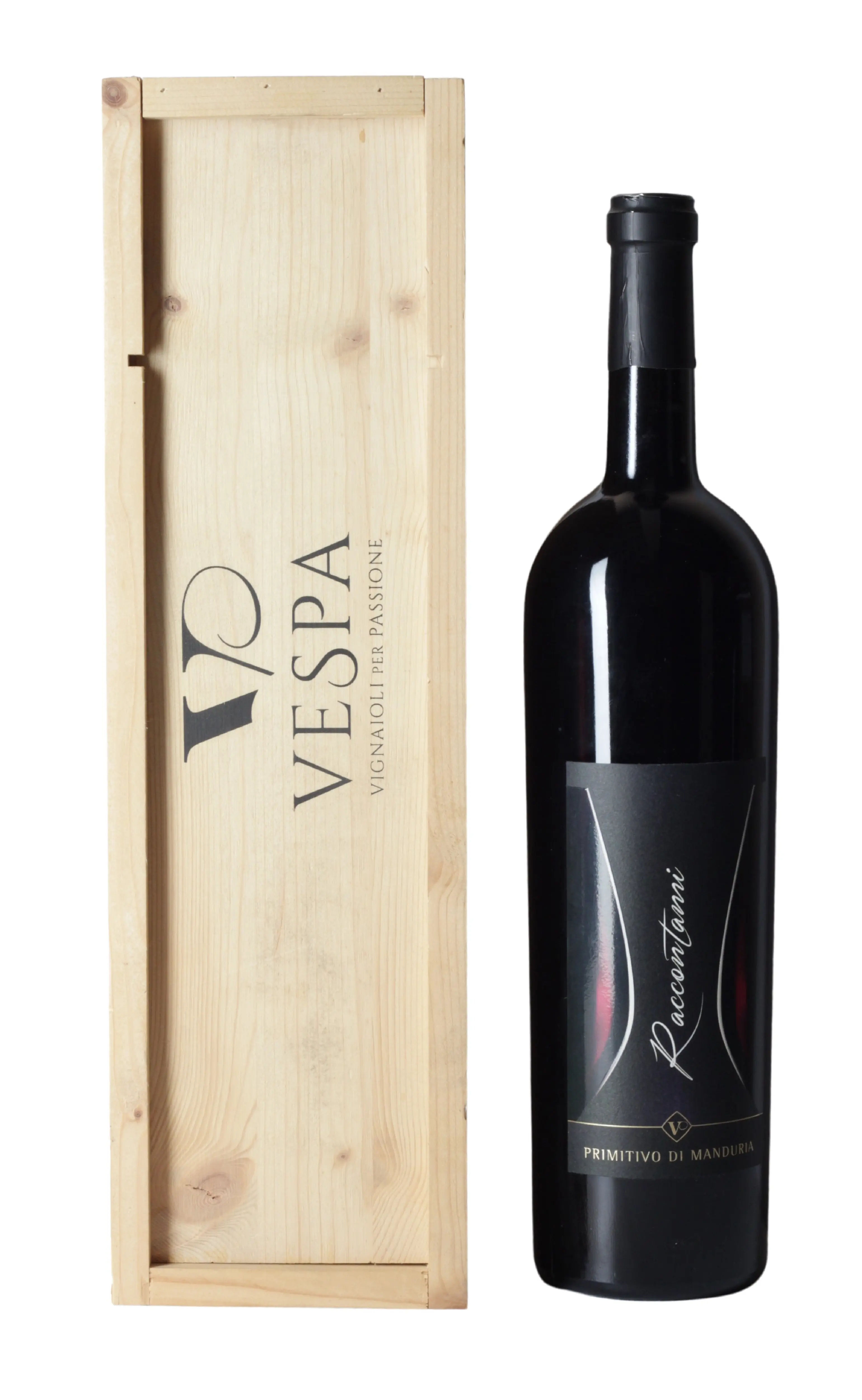 Primitivo di Manduria Raccontami Magnum in Original-Holzkiste Primitivo di Manduria Raccontami Magnum in Original-Holzkiste