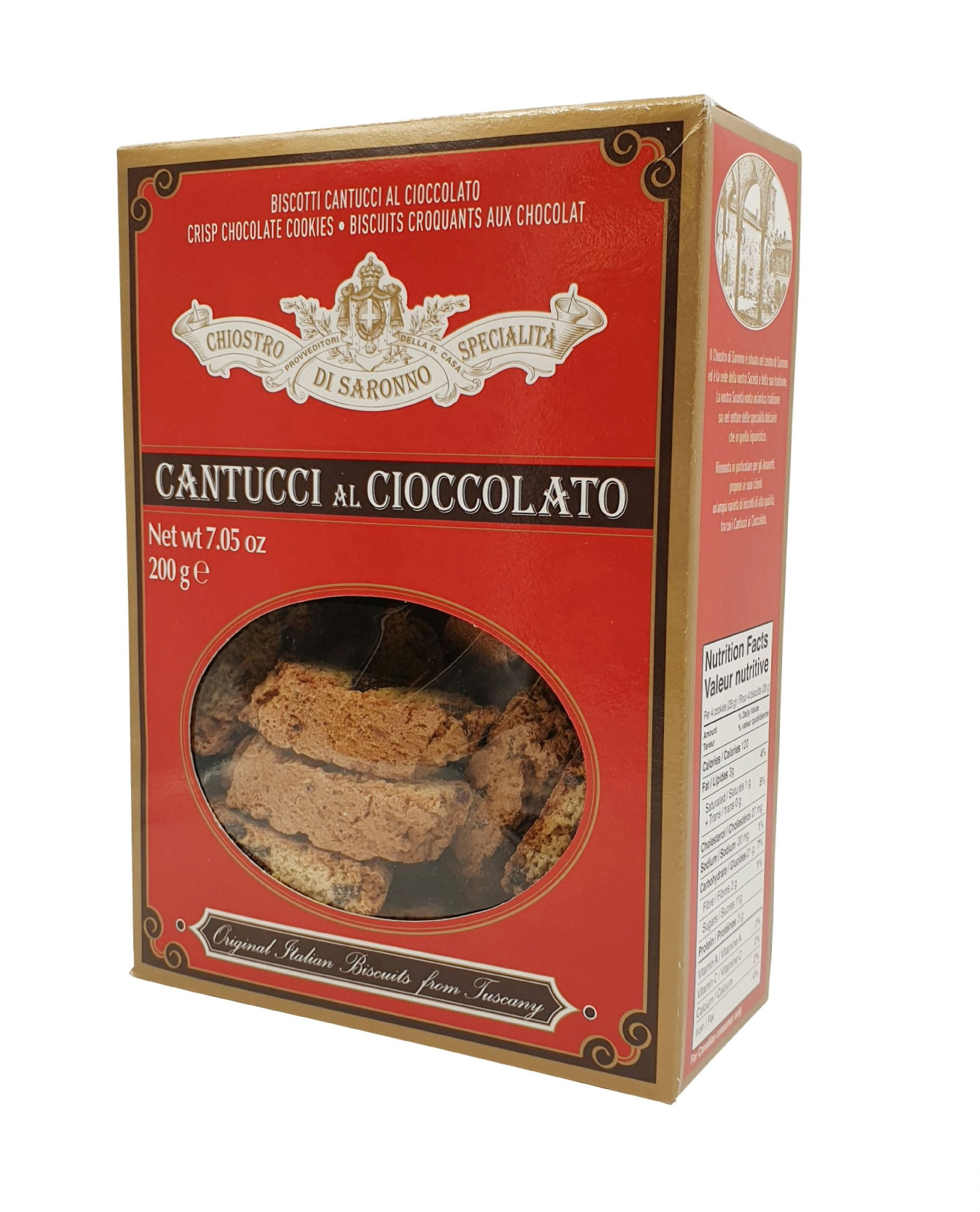 (18,95 €/kg) Lazzaroni - Chiostro di Saronno Cantucci al Cioccolato 200 g
