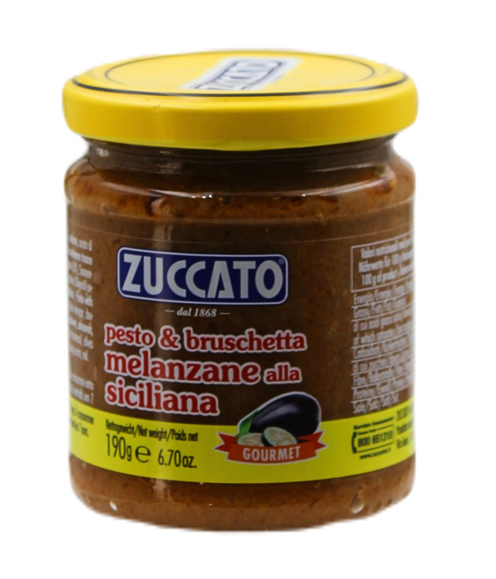 ZUCCATO Pesto & Bruschetta Melanzane alla Siciliana 190 g (18,89 €/kg)