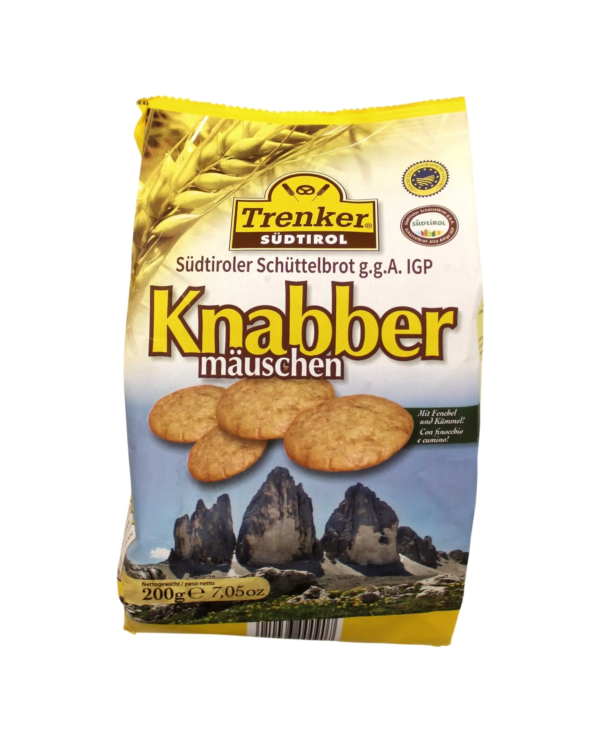 Knabber Mäuschen - Südtiroler Schüttelbrot 200 g Knabber Mäuschen - Südtiroler Schüttelbrot 200 g