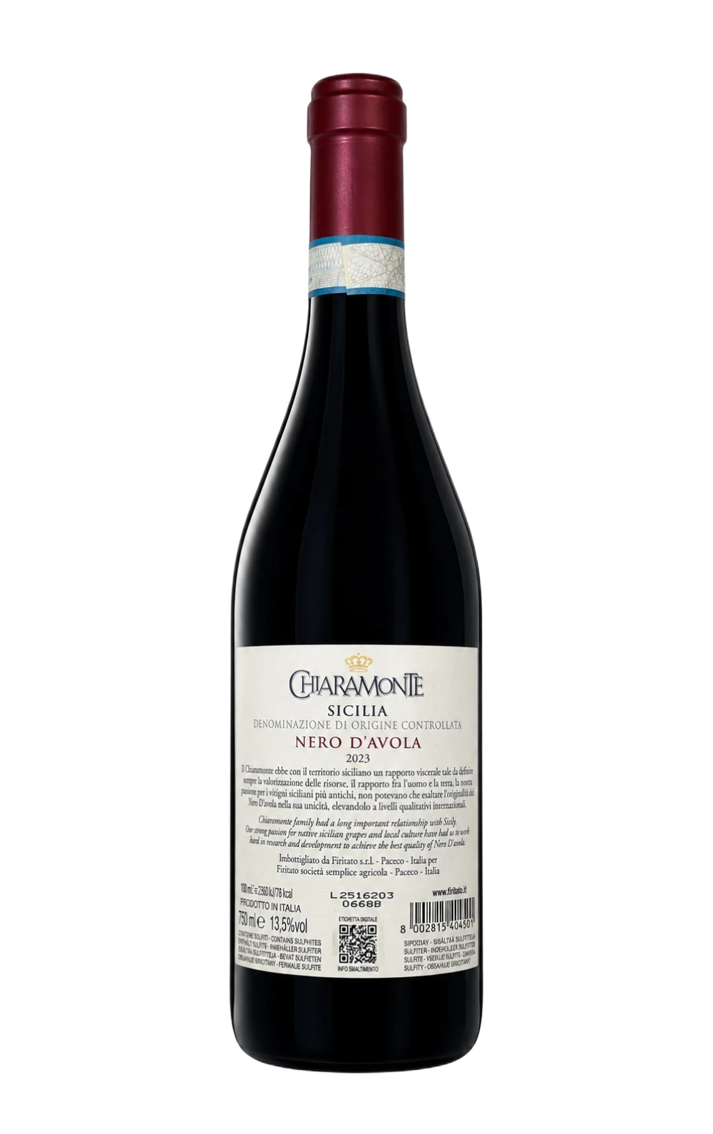 Chiaramonte Nero d'Avola