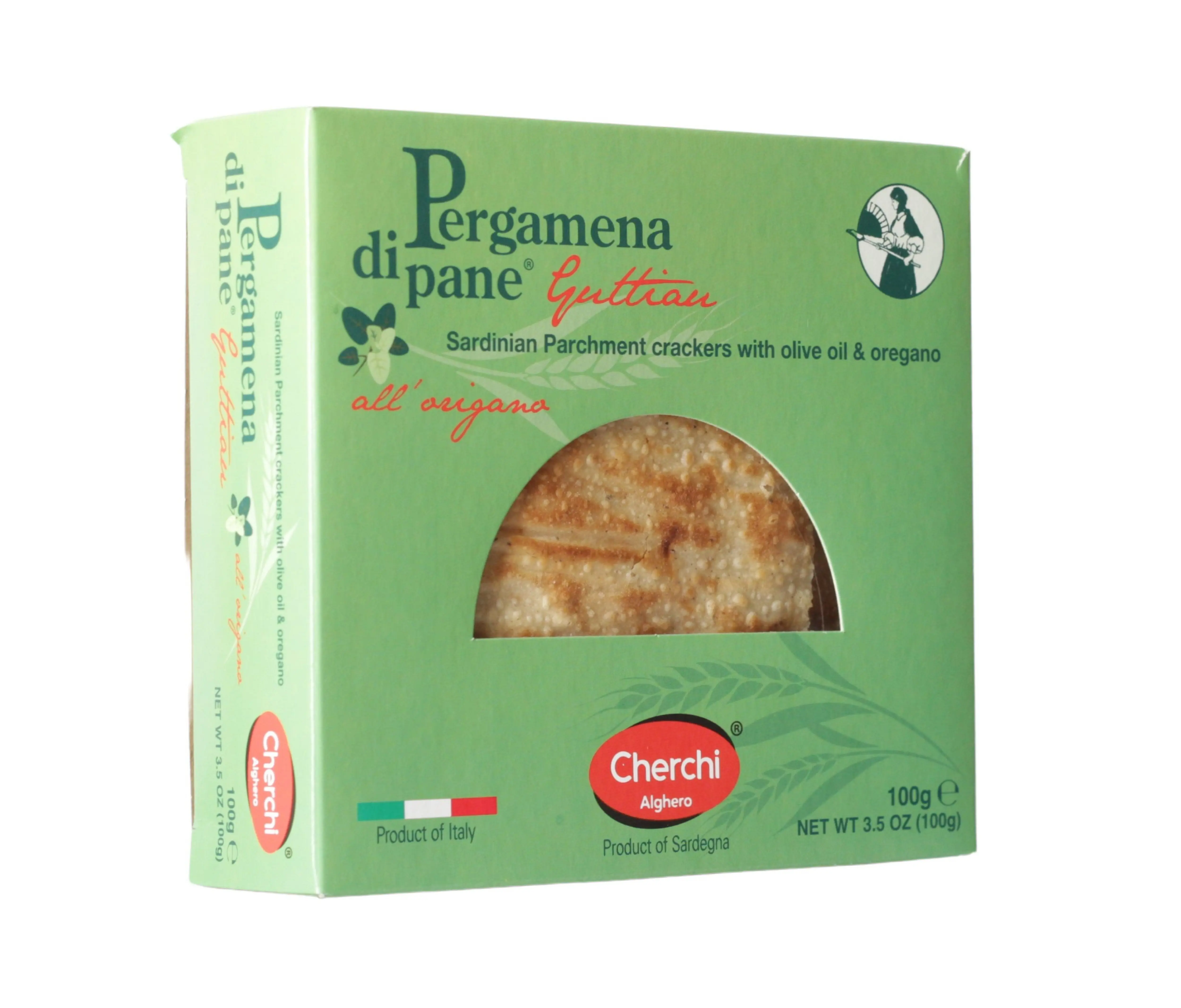 Pergamena di pane Guttiau all'Origano 100 g Pergamena di pane Guttiau all'Origano 100 g