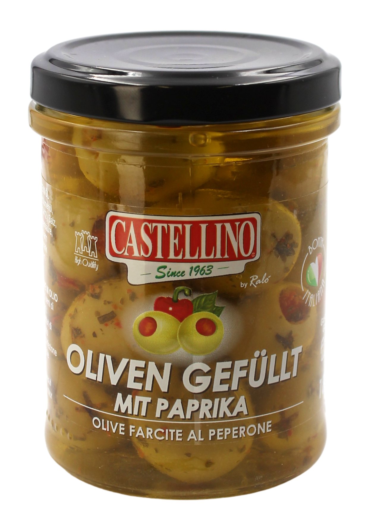 (22,17 €/kg) Castellino Olive ripiene al peperone
