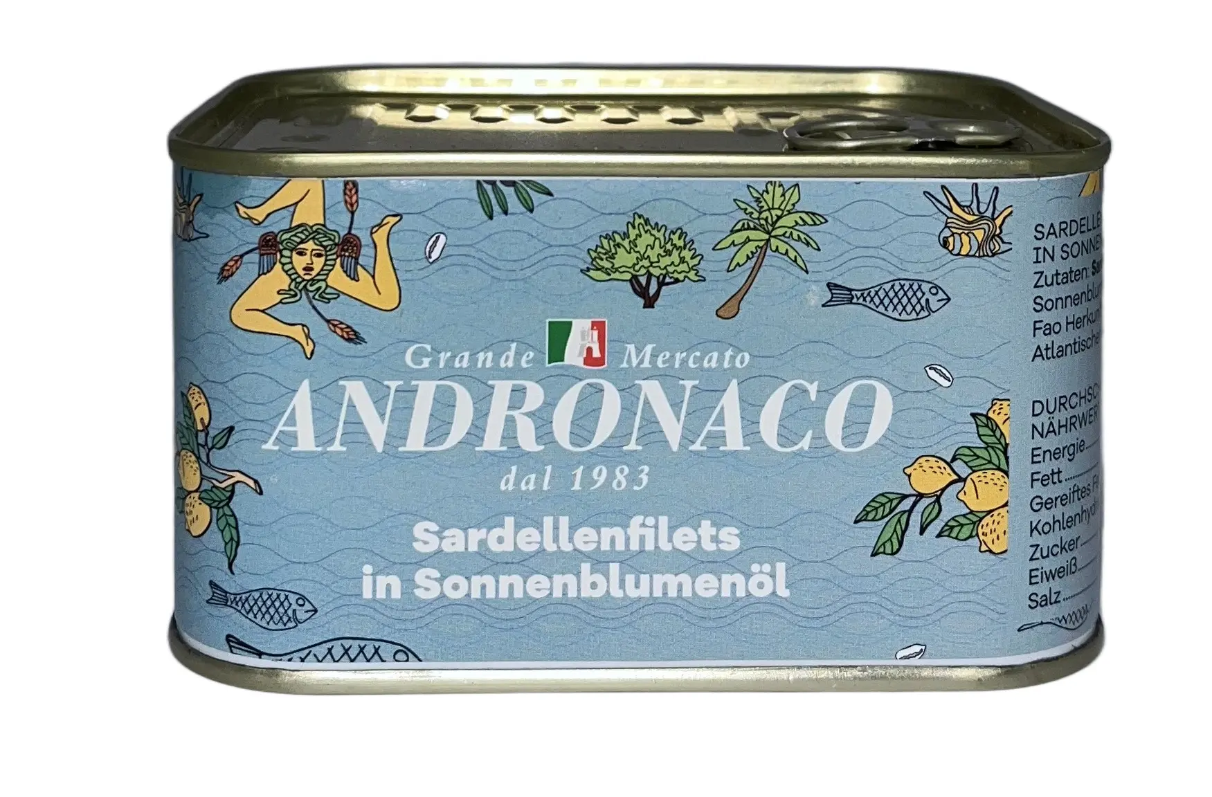 Sardellenfilets in Sonnenblumenöl 600 g