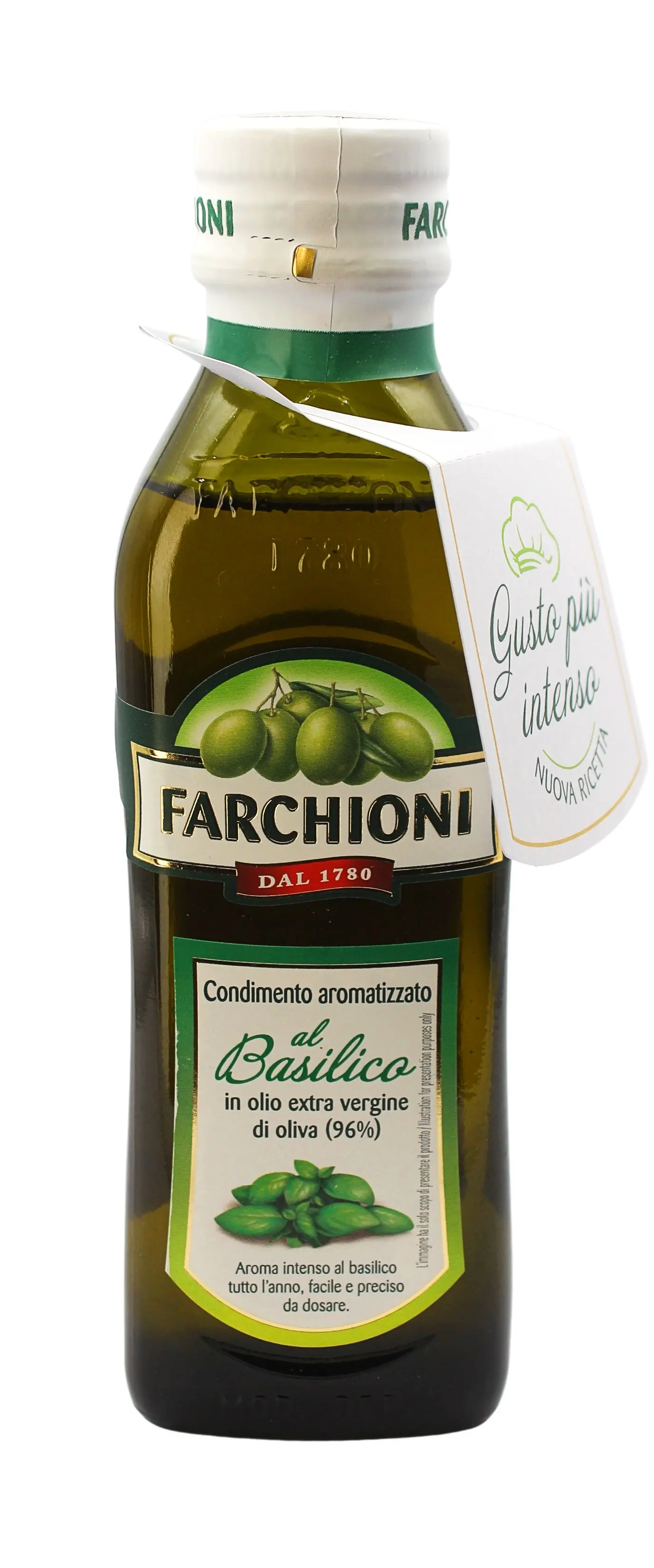 Condimento al Basilico in Olio Extra Vergine di Oliva Condimento al Basilico in Olio Extra Vergine di Oliva