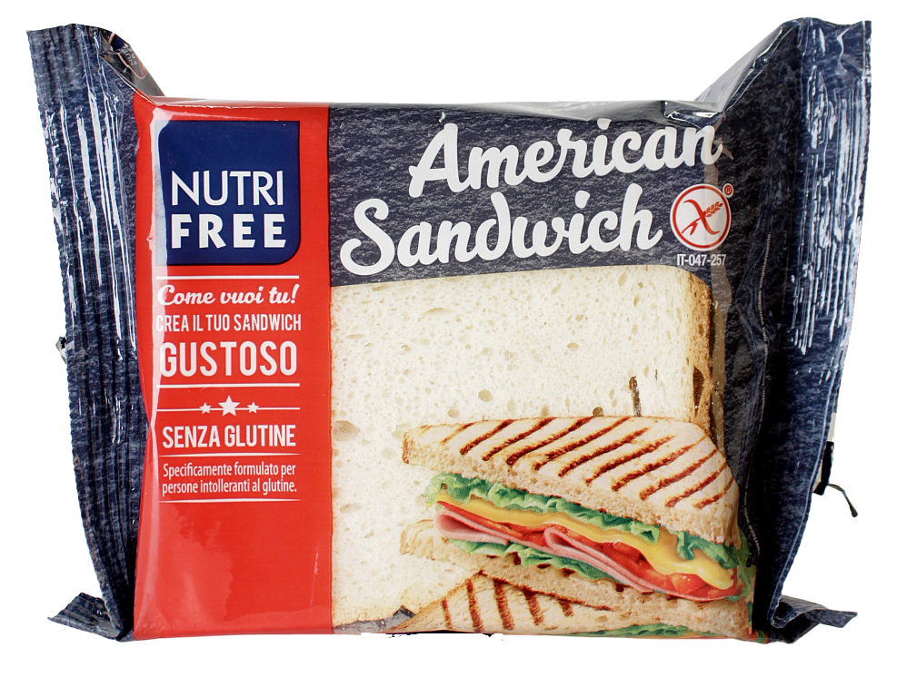 Nutri Free American Sandwich senza Glutine 240g (11,63 €/kg)