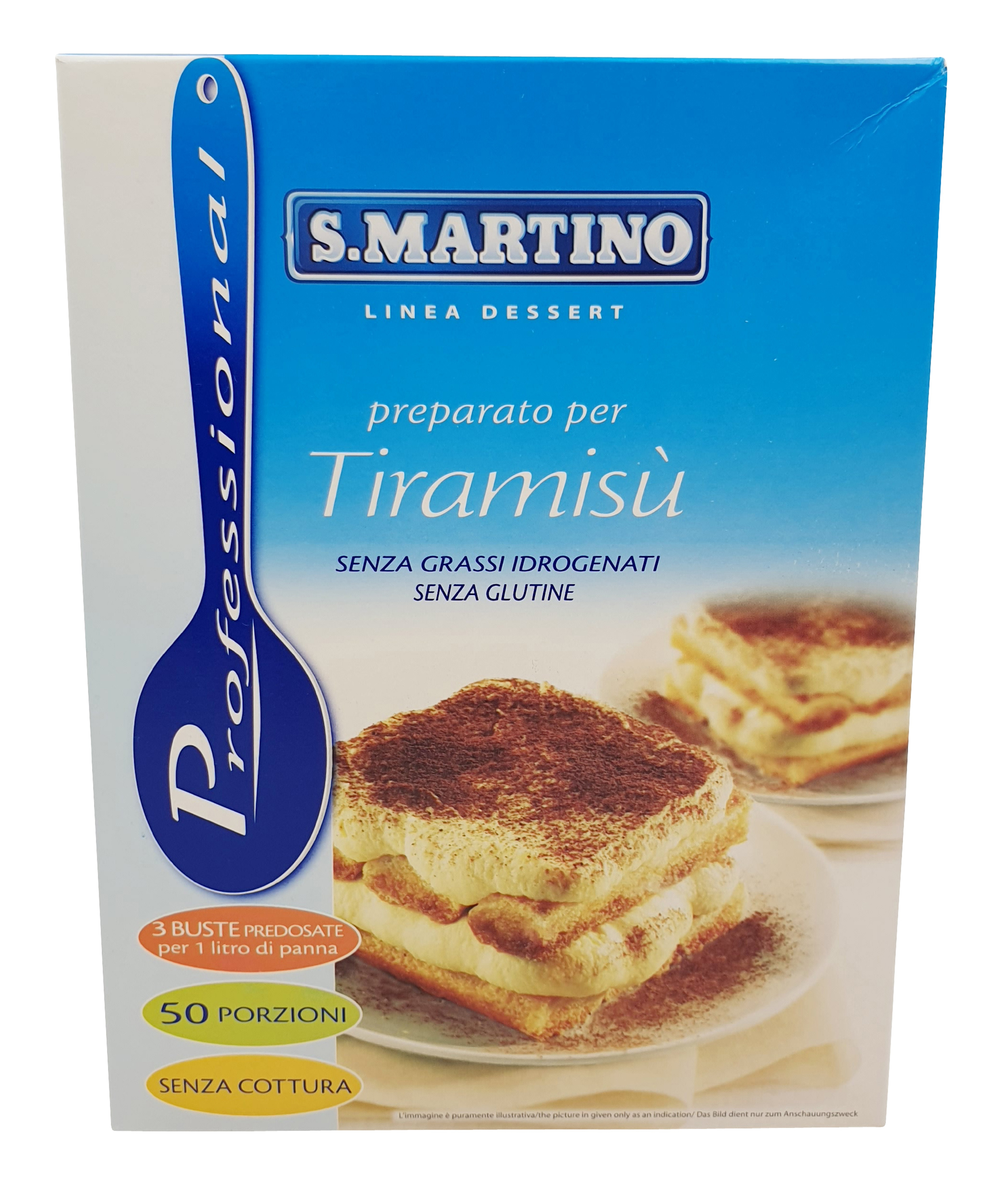 S.Martino, Linea Dessert Preparato per Tiramisu Professional 810g, Süßwaren, 0,81 kg