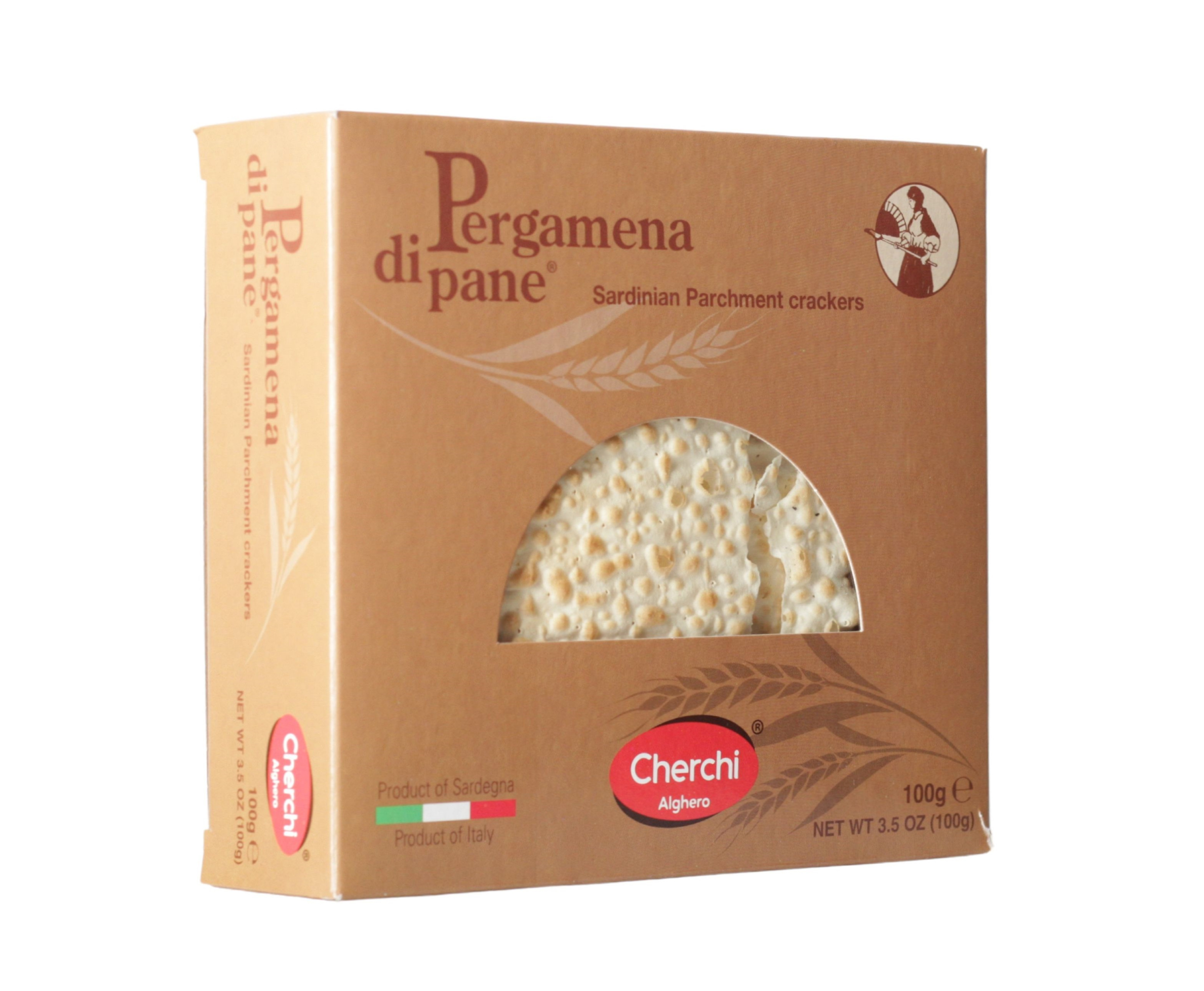 (37,90 €/kg) Cherchi Pergamena di pane 100 g