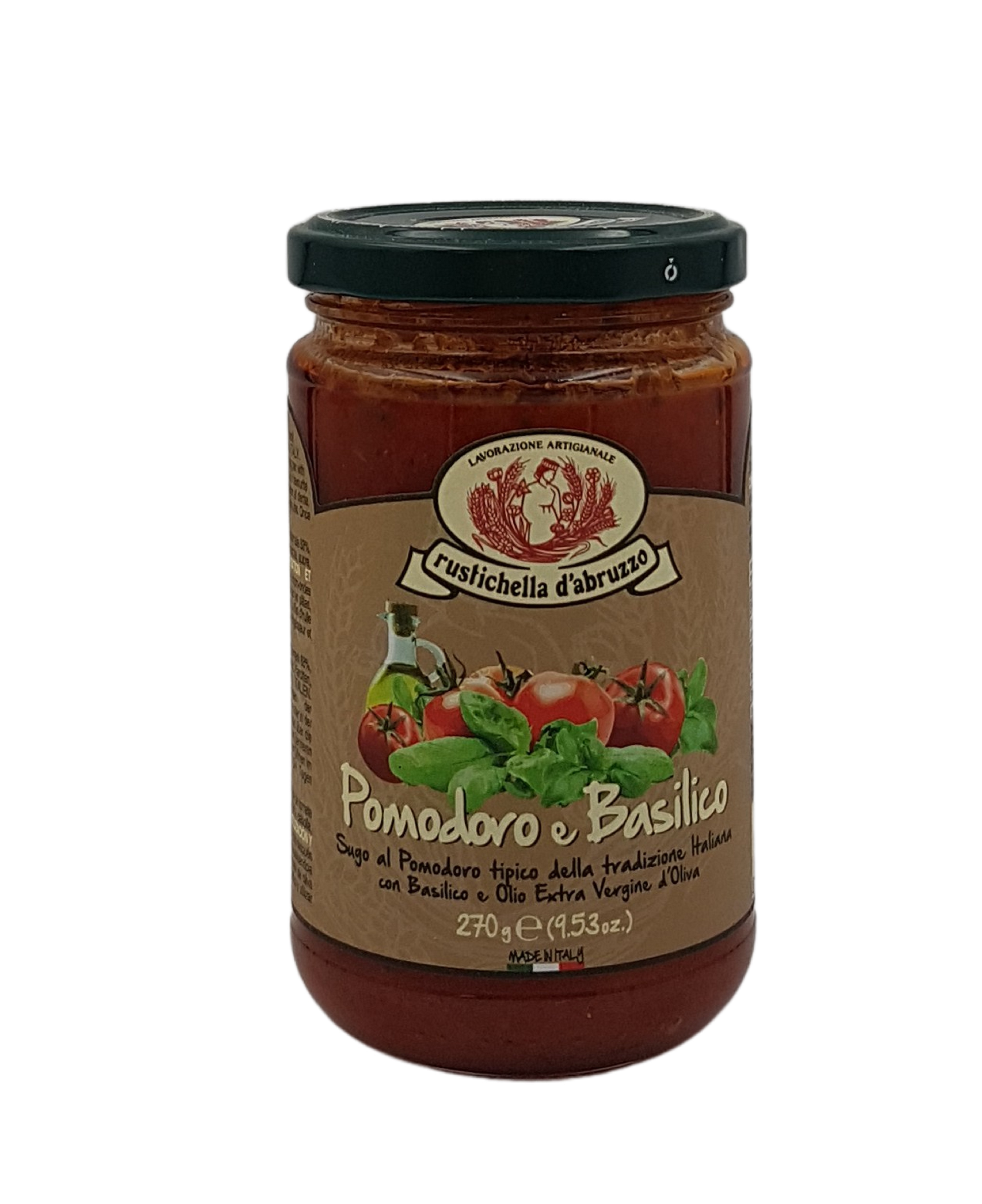 (14,78 €/kg) Rustichella d'Abruzzo Sugo Pomodoro e Basilico 270 g
