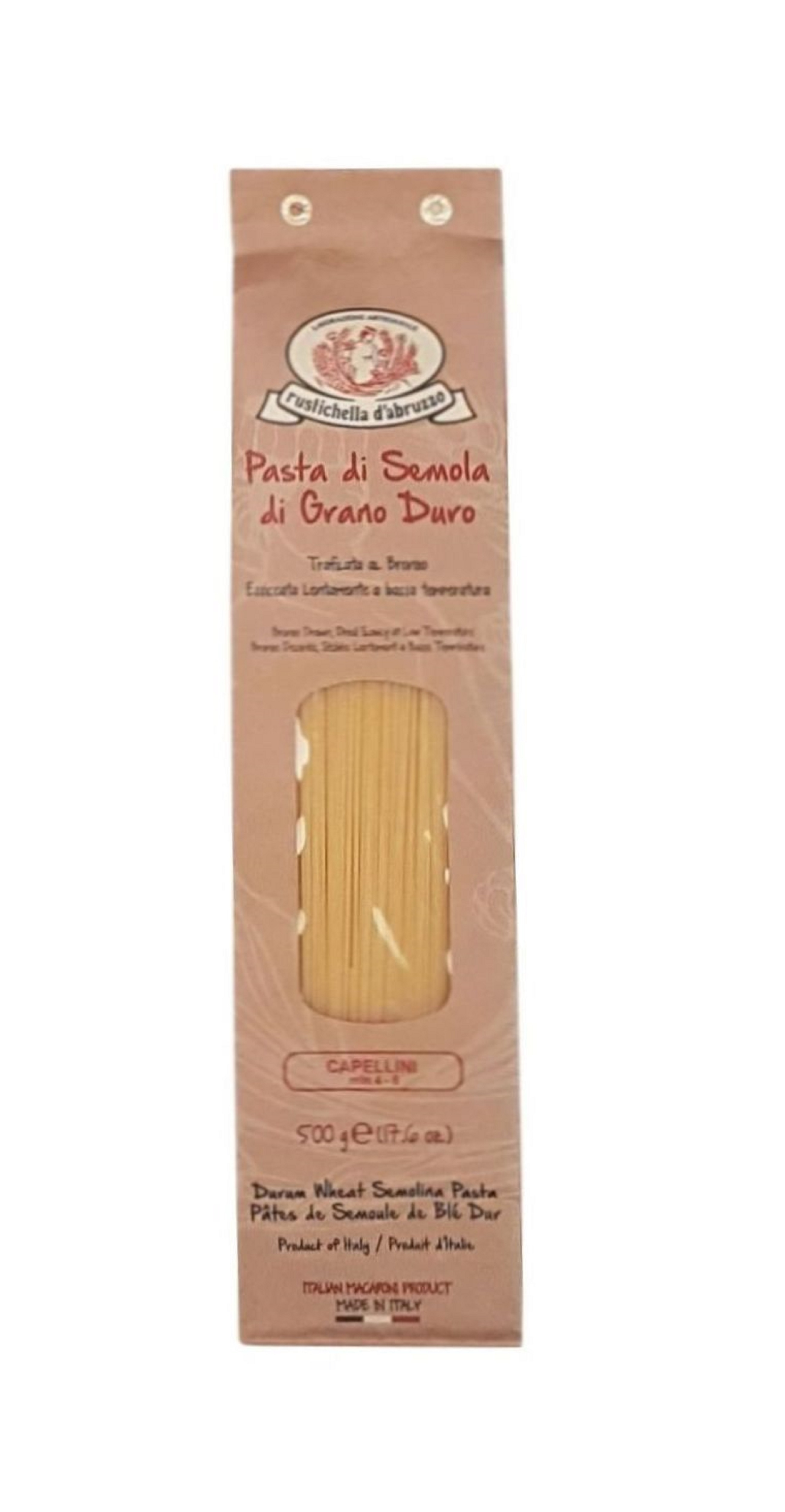 Rustichella d'Abruzzo, Capellini 500g, Pasta, 0,5 kg