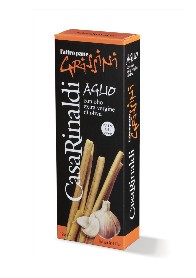 Casa Rinaldi, Grissini Aglio 125g, Brot & Knabbern, 0,125 kg