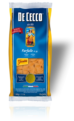 (4,98 €/kg) De Cecco Farfalle N°93