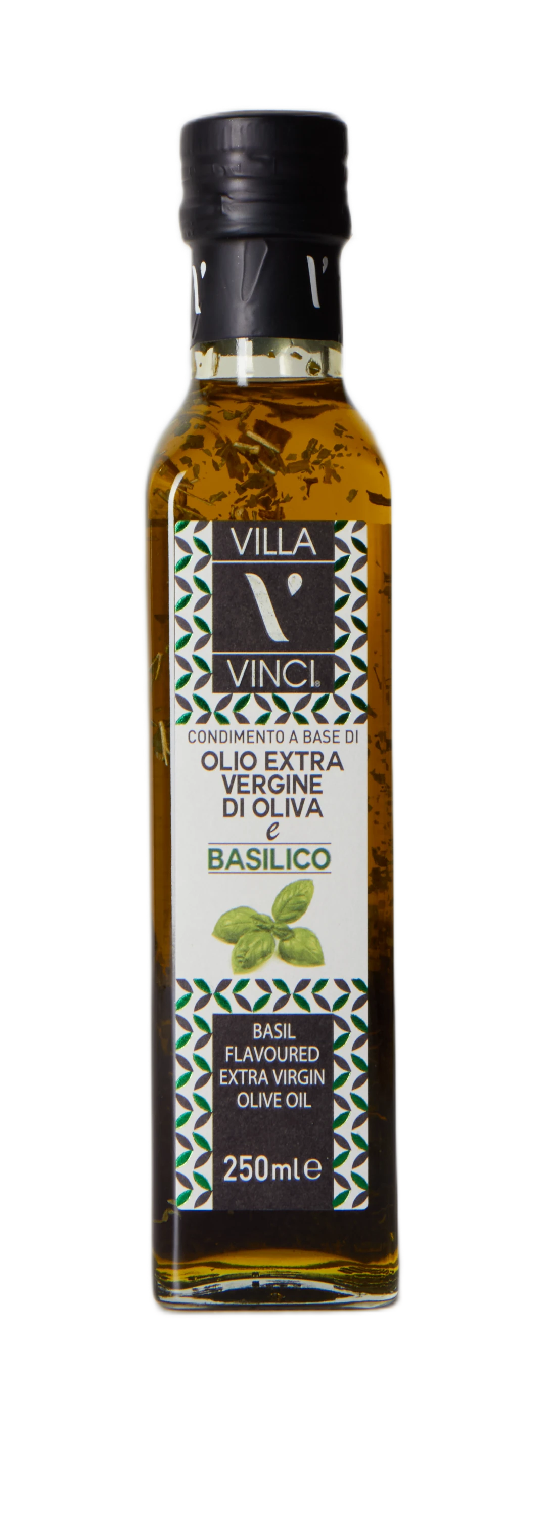 Olio Extra Vergine di Oliva e Basilico 250ml