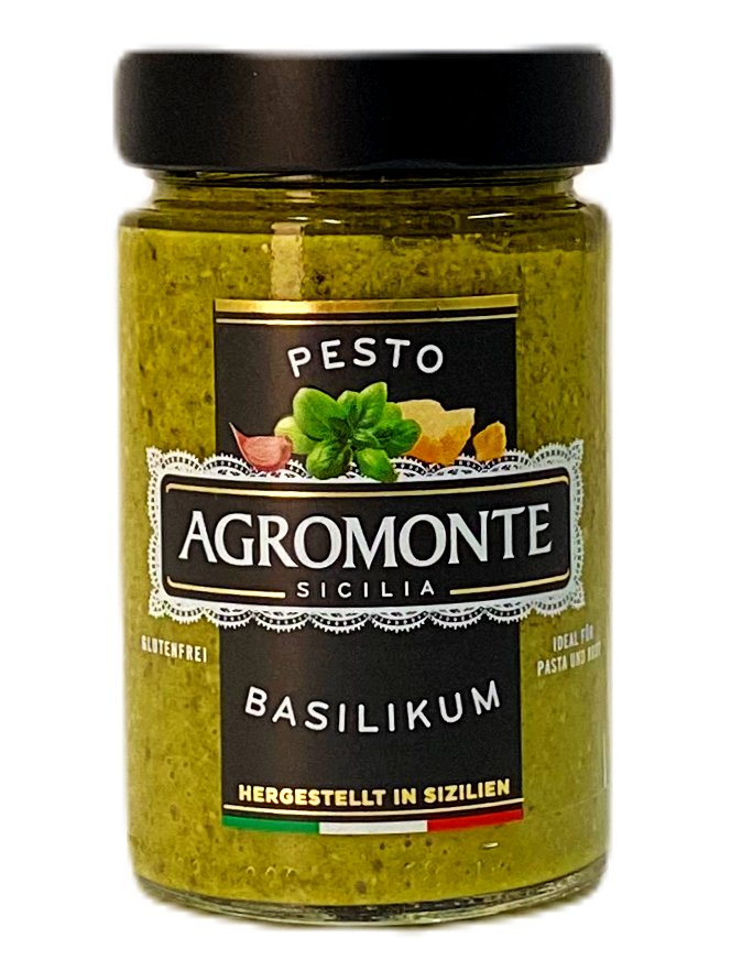 Agromonte, Pesto di Basilico 200 g, Saucen & Pesto, 0,2 kg