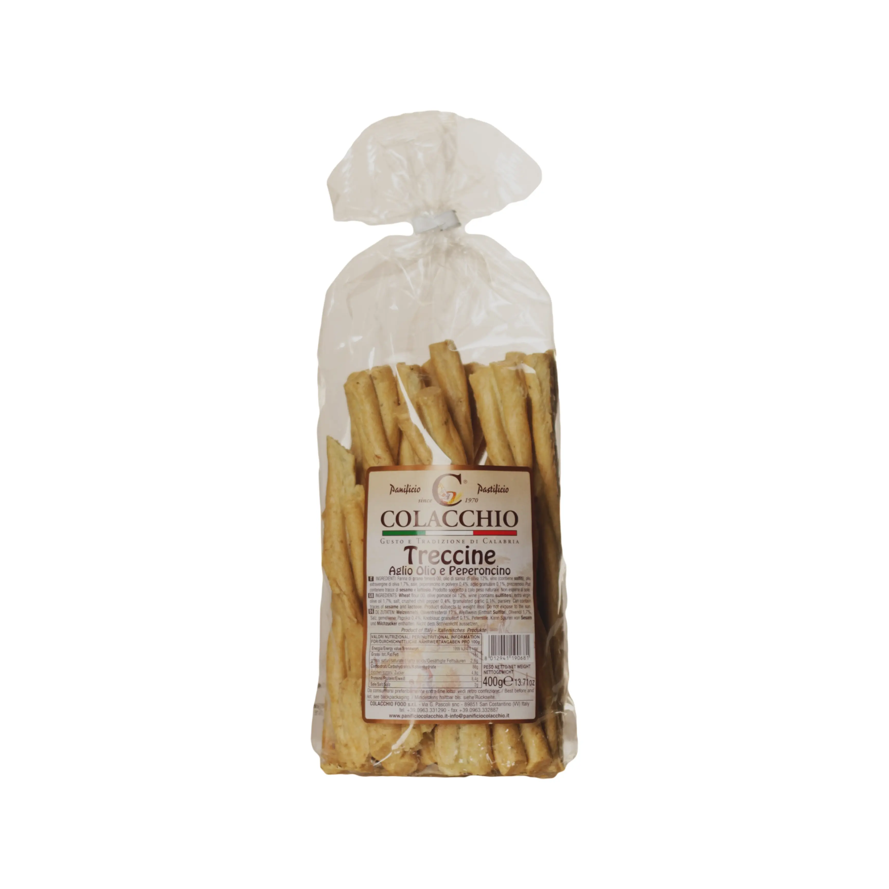 Treccine Aglio, Olio e Peperoncino Treccine Aglio, Olio e Peperoncino