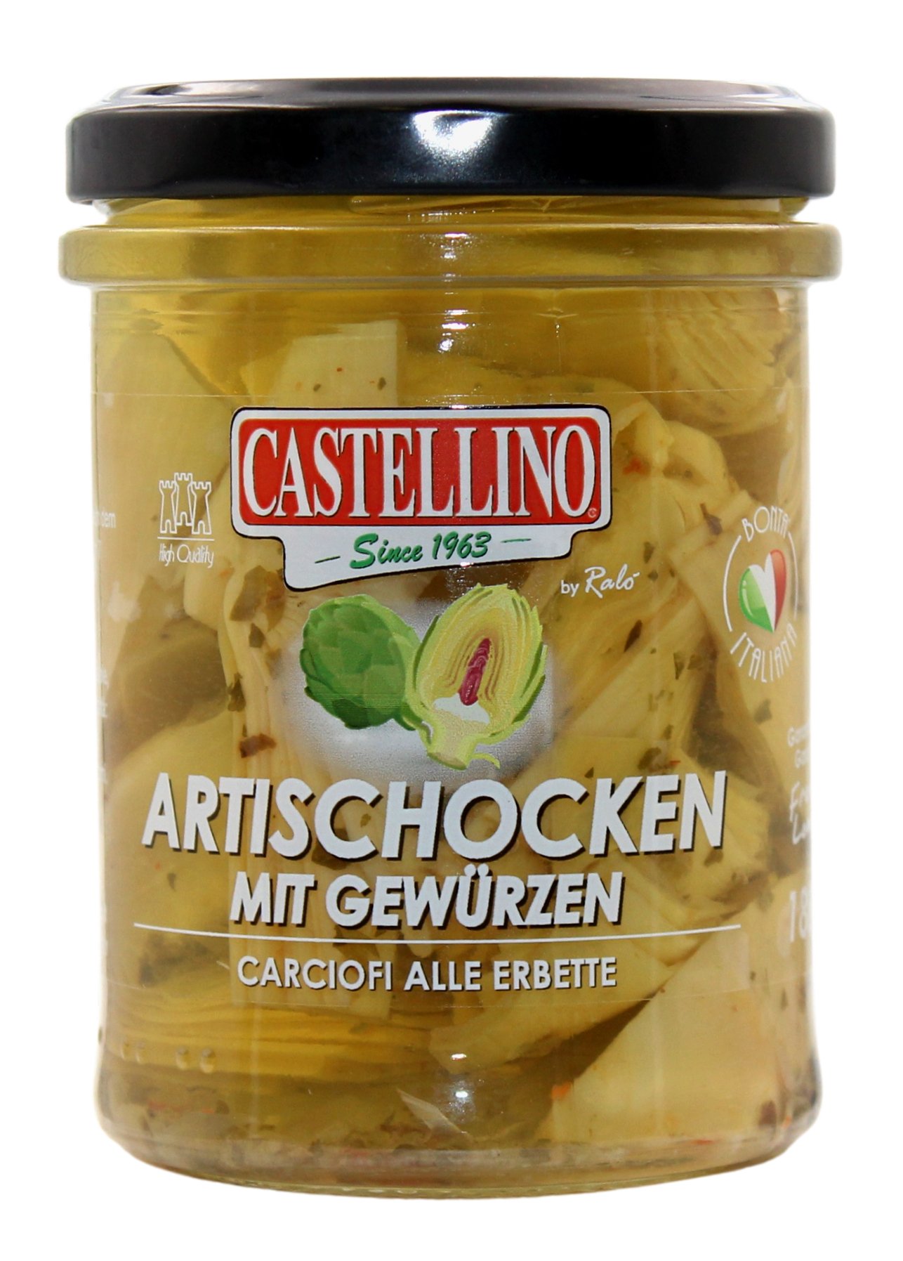 (19,94 €/kg) Castellino Artischocken mit Gewürzen 180 g