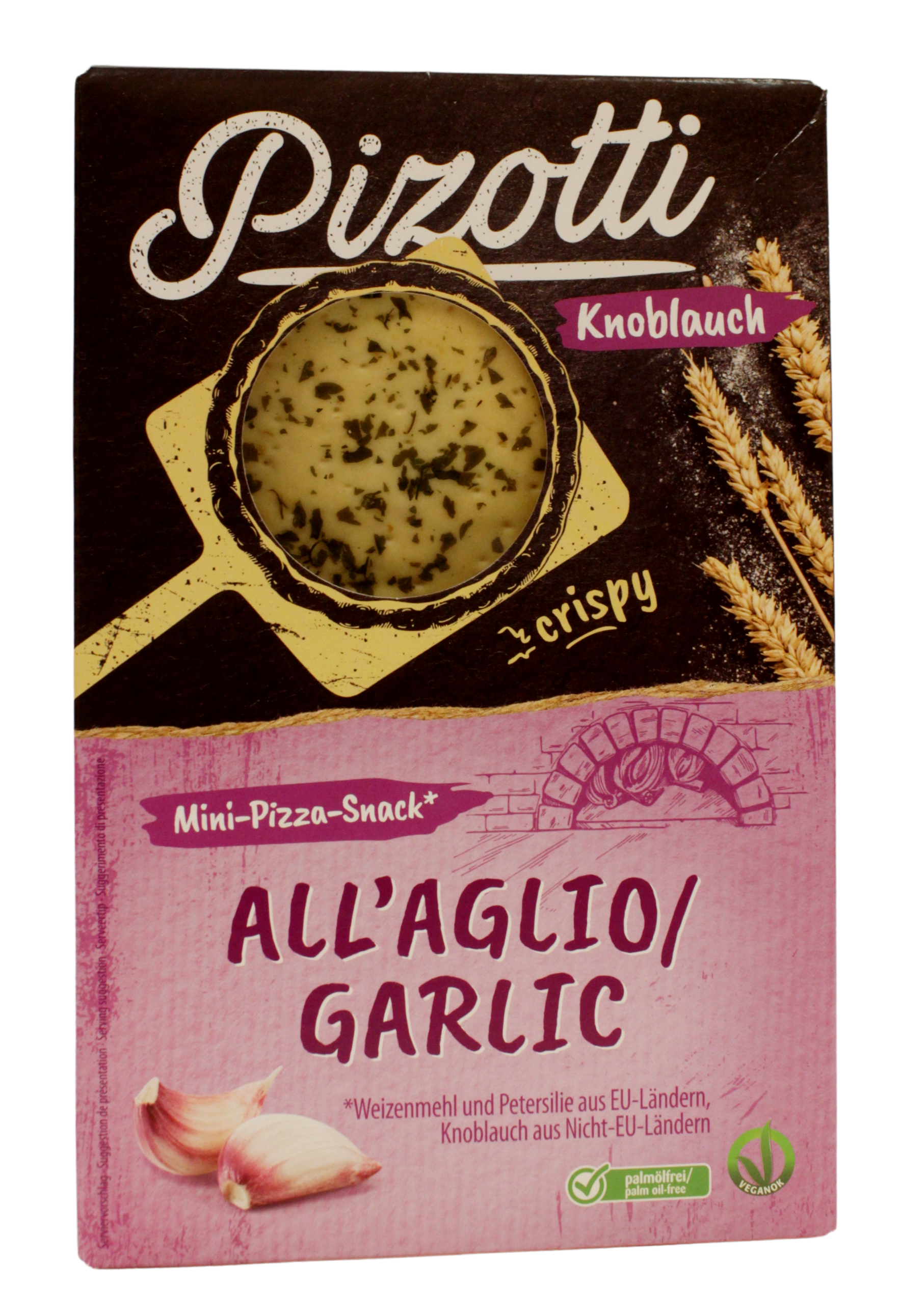 Nawarra, Pizotti All'Aglio 100 g, Brot & Knabbern, 0,1 kg