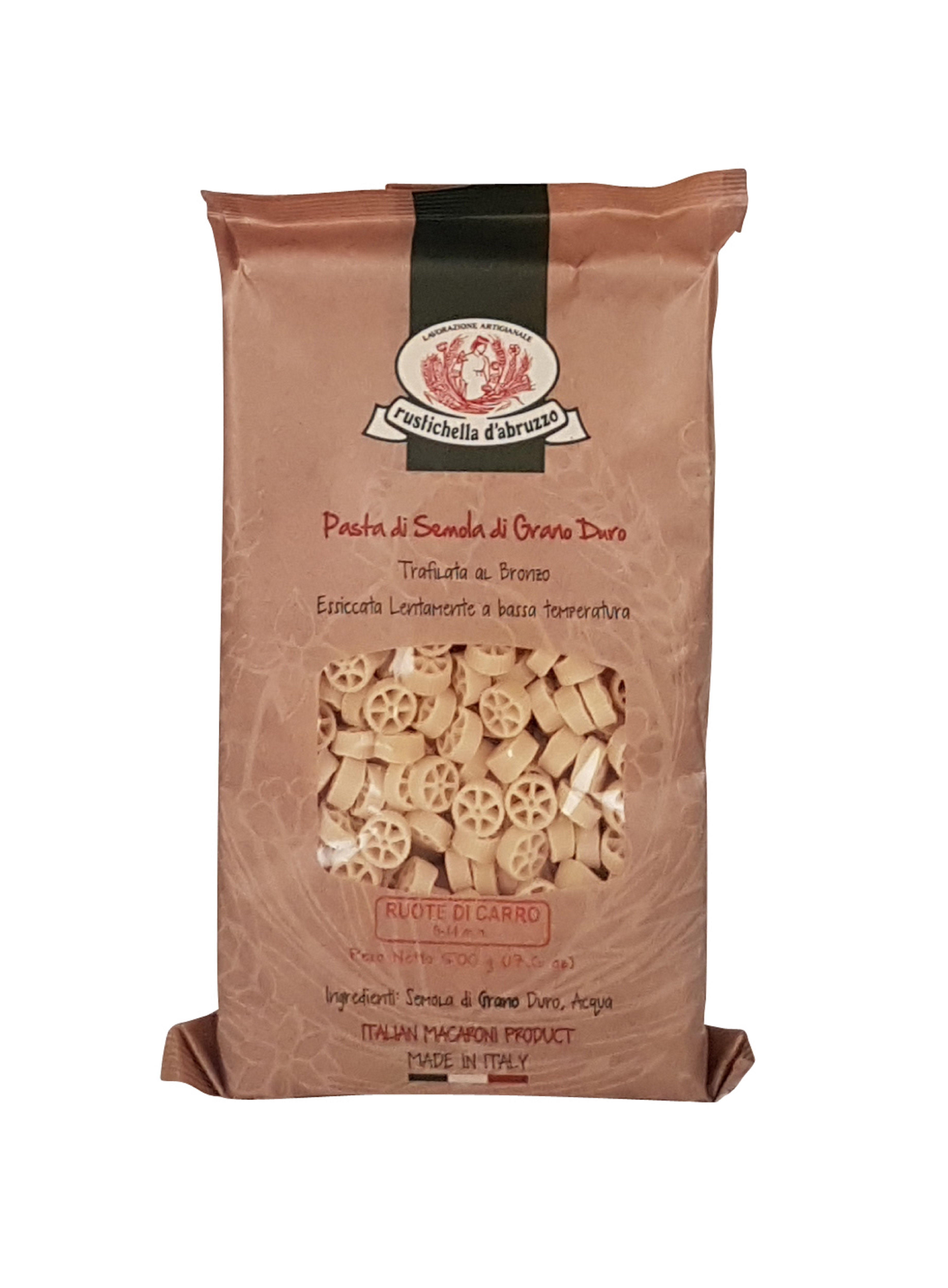 Rustichella d'Abruzzo, Ruote di Carro 500g, Pasta, 0,5 kg