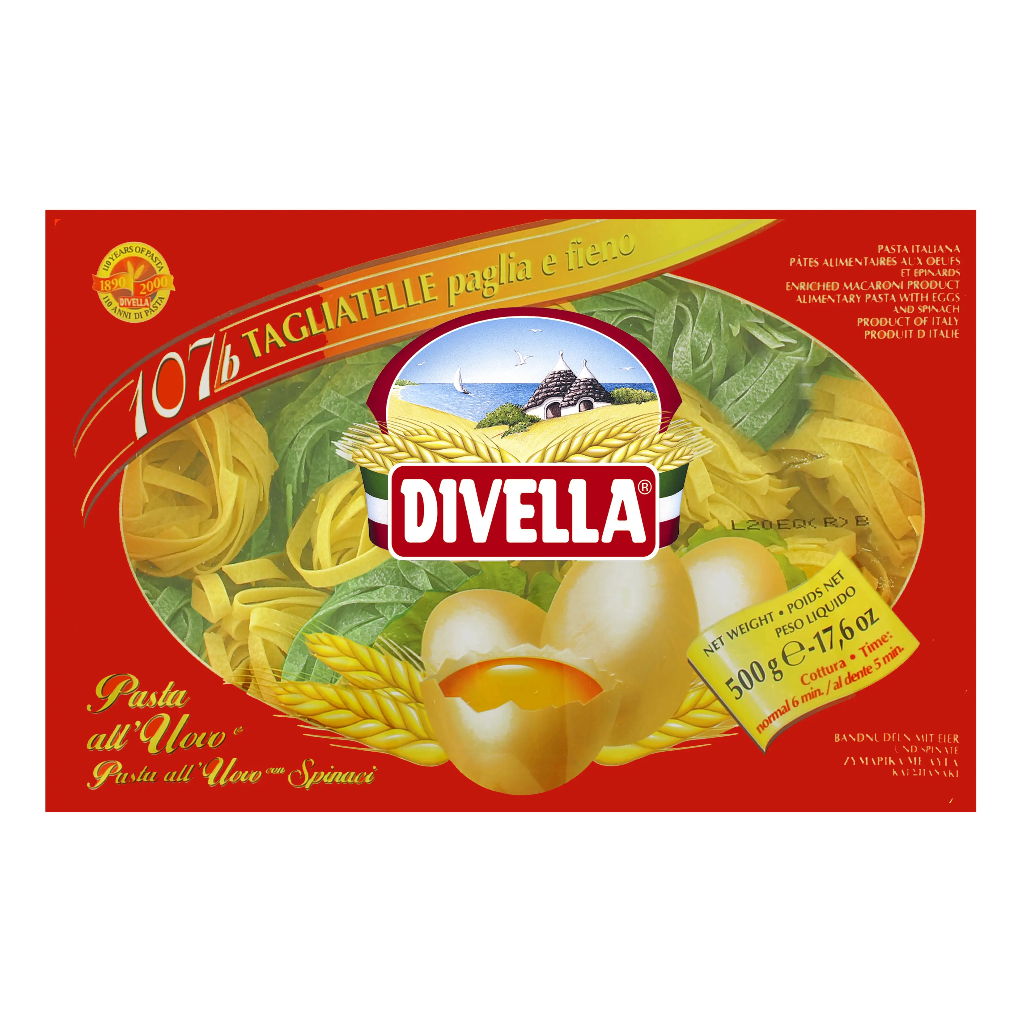Tagliatelle all'Uovo Paglia e Fieno Tagliatelle all'Uovo Paglia e Fieno