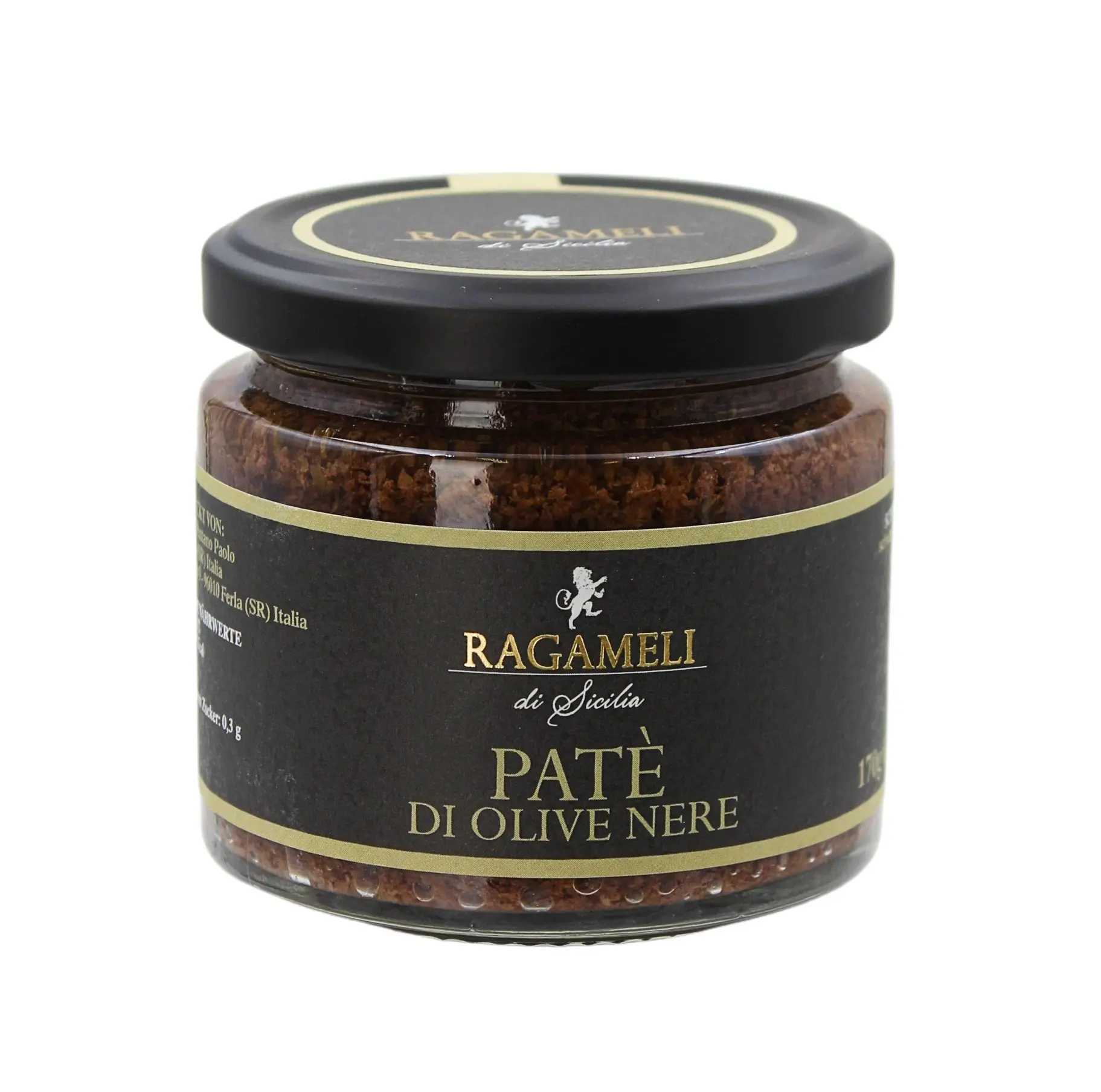 Patè di Olive Nere 170 g Patè di Olive Nere 170 g