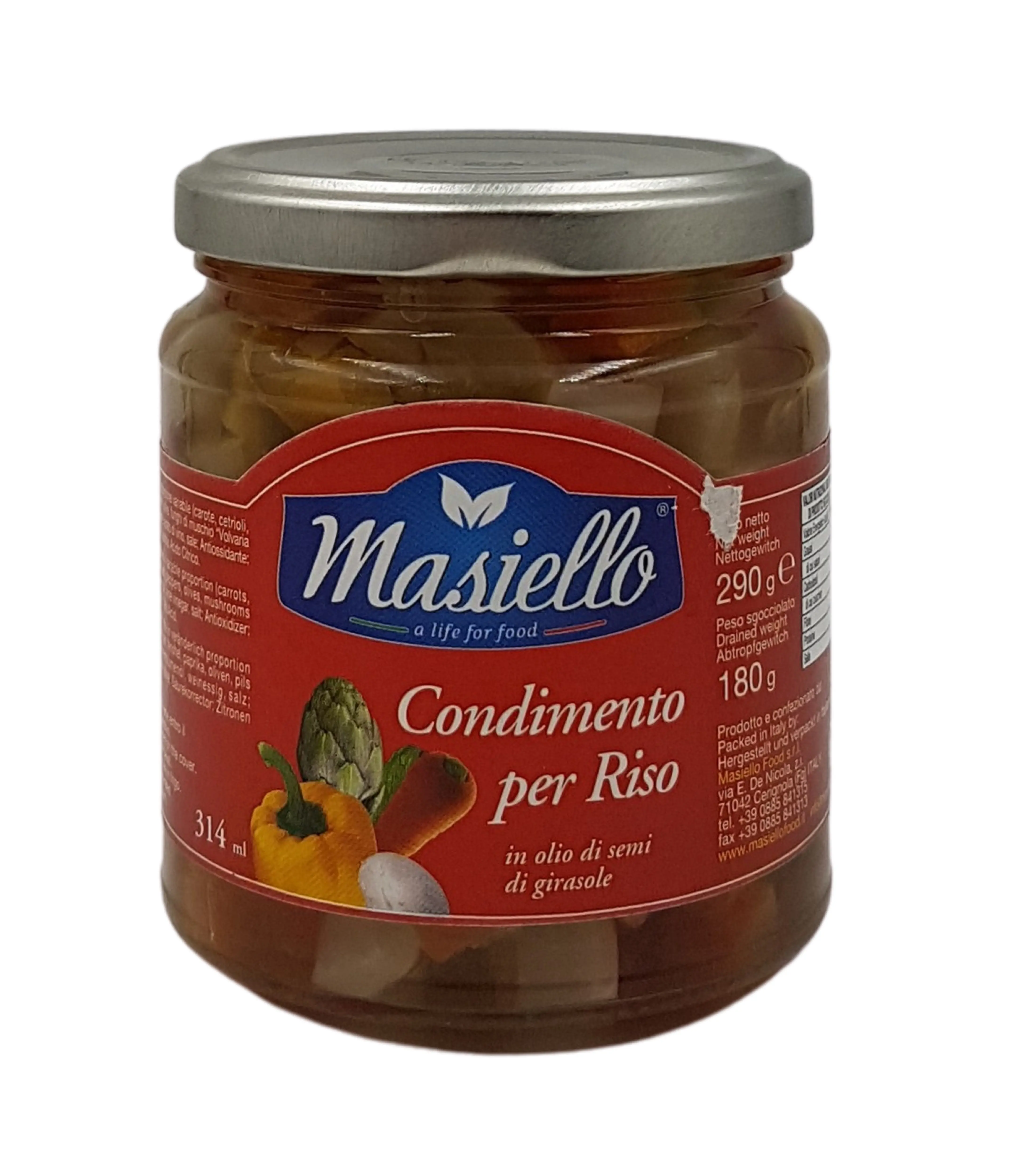 Condimento per Riso in Olio 290 g Condimento per Riso in Olio 290 g