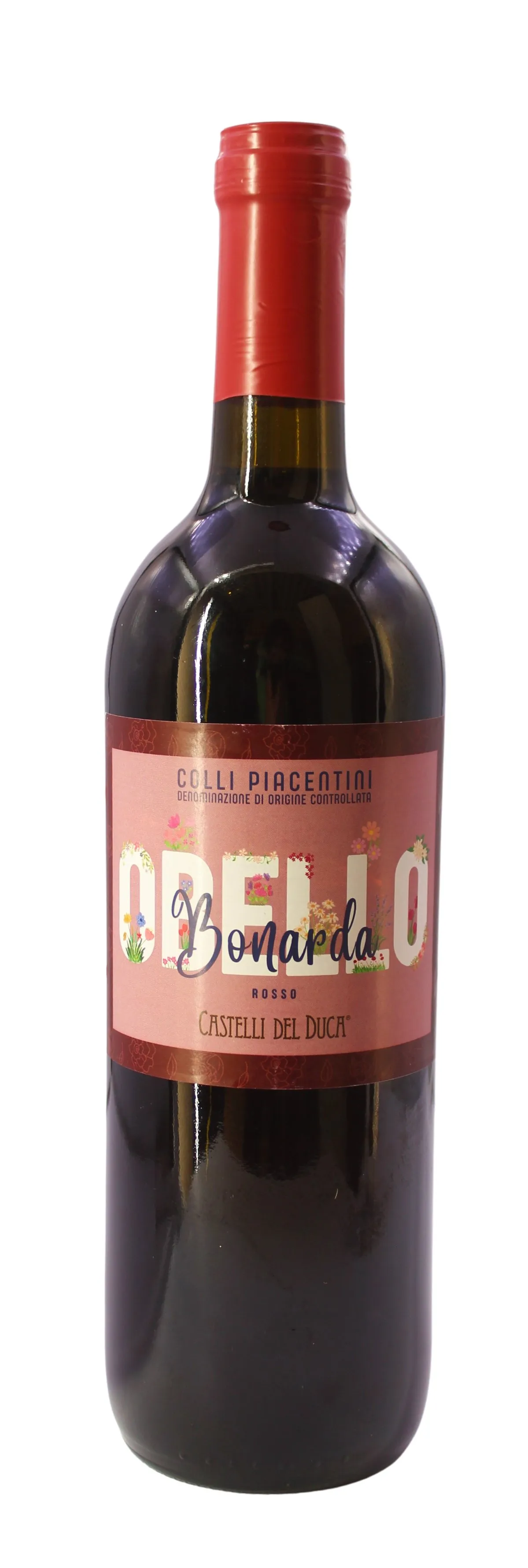 Castelli del Duca, Obello Rosso Bonarda, Rotwein, 0,75 l