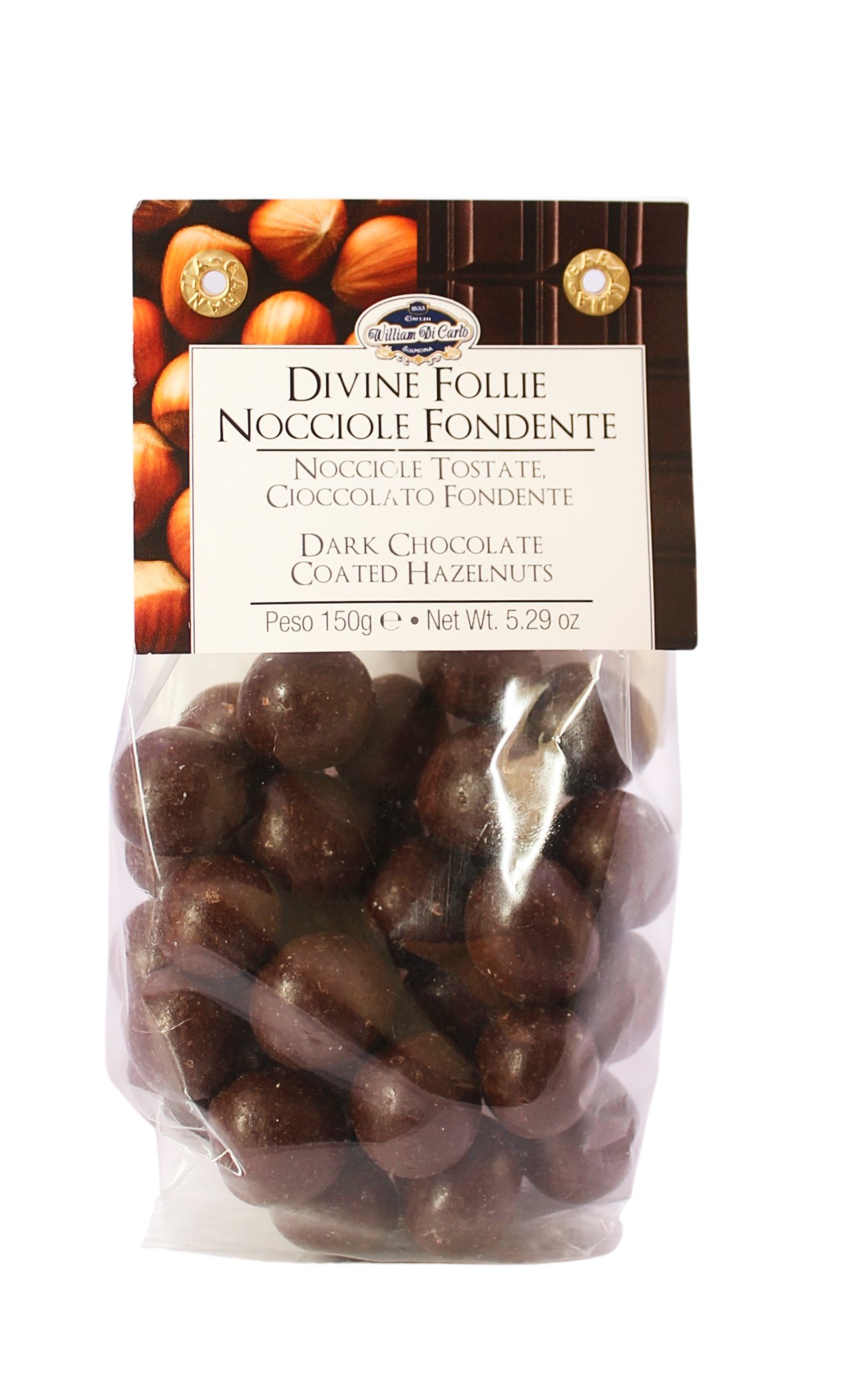 William di Carlo, Divine Follie Nocciole e Cioccolato 150 g, Süßwaren, 0,15 kg