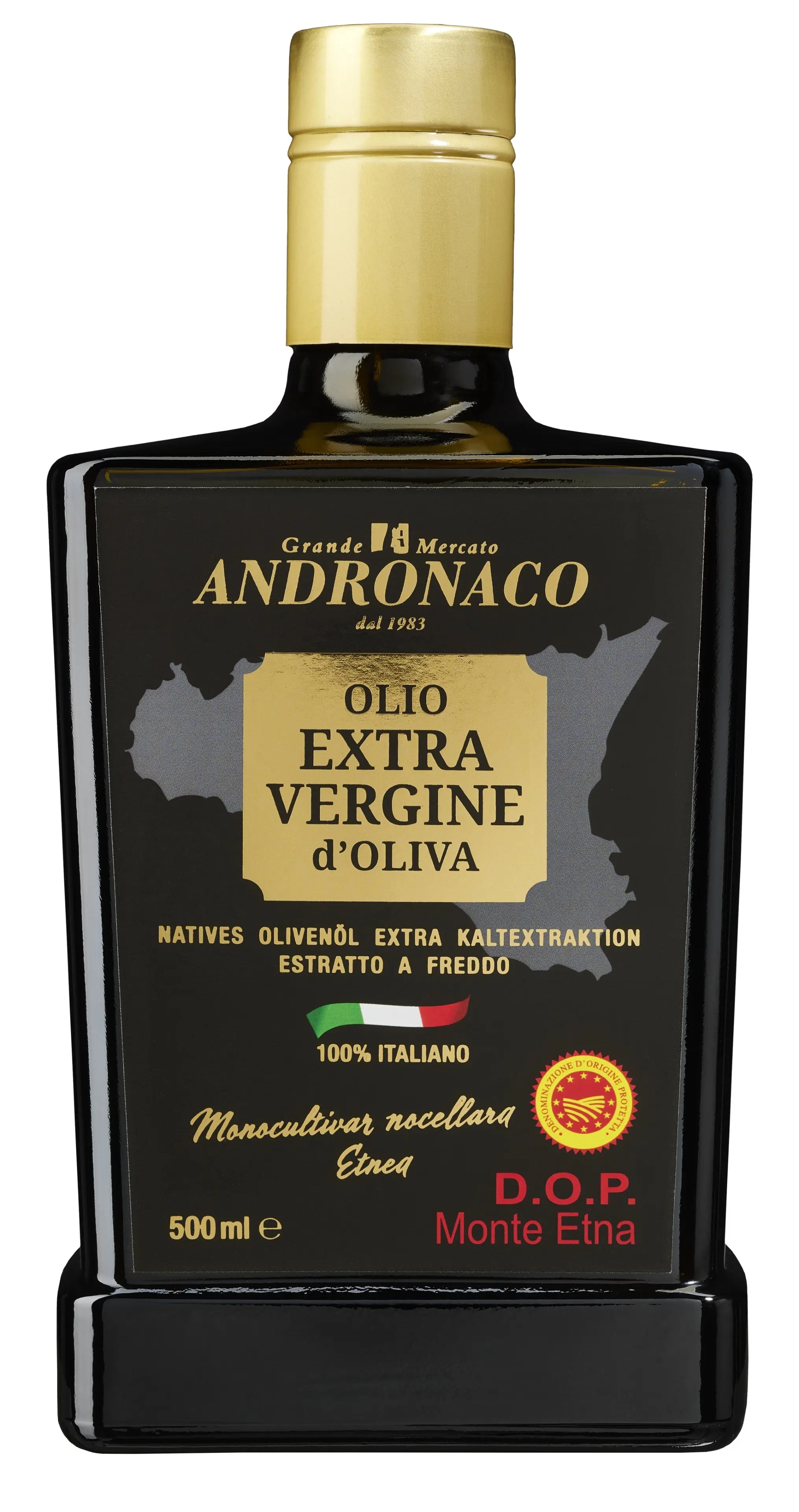 Olio Extra Vergine d'Oliva Monte Etna DOP 500 ml Olio Extra Vergine d'Oliva Monte Etna DOP 500 ml