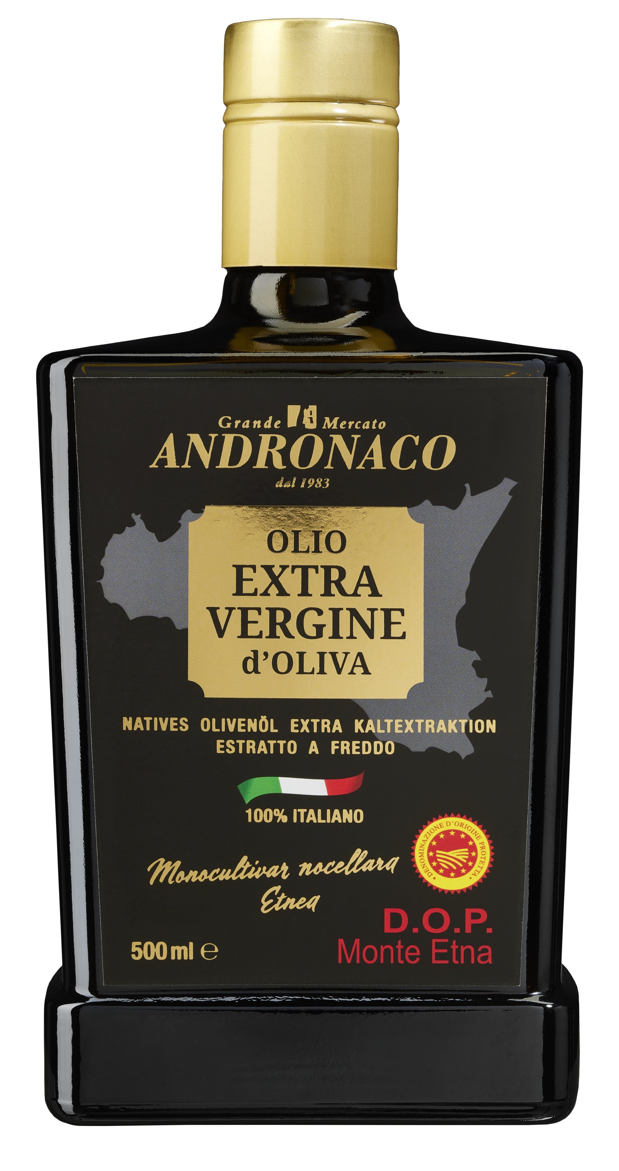 (33,98 €/l) ANDRONACO Olio Extra Vergine d'Oliva Monte Etna DOP 500 ml