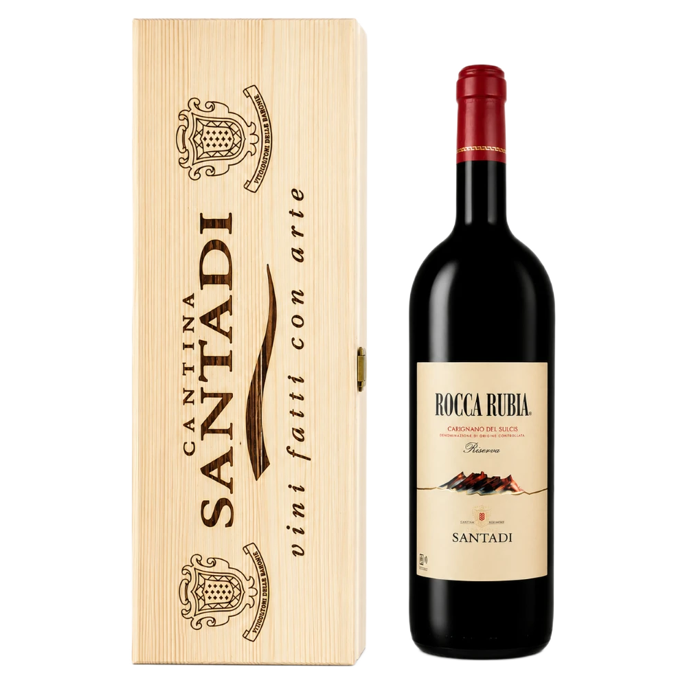 Rocca Rubia Riserva 1,5 l Magnum in Holzkiste
