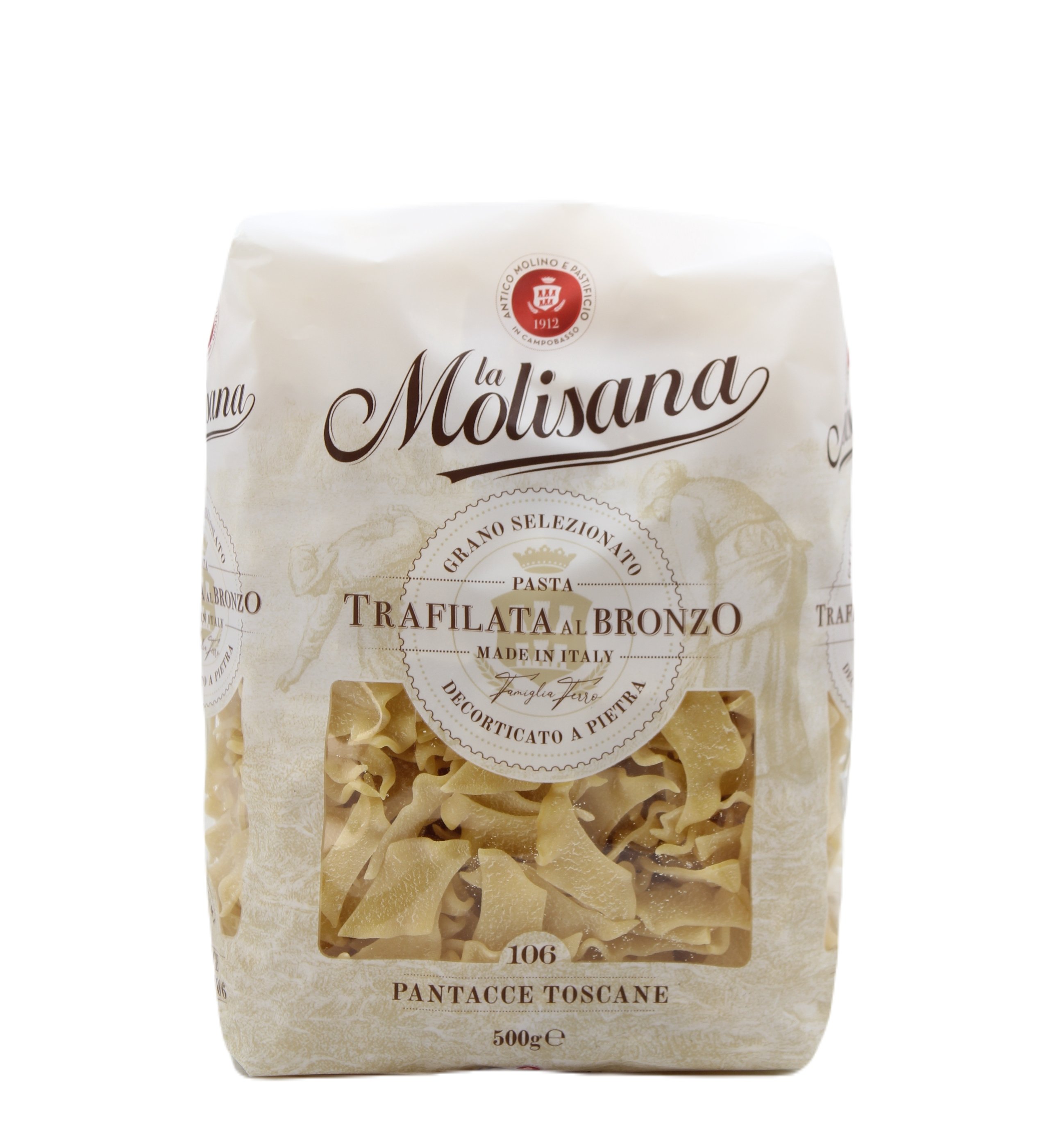 La Molisana, Pantacce Toscane N°106, Pasta, 0,5 kg