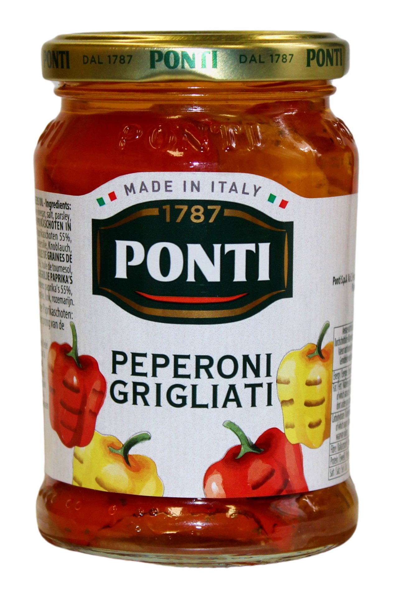 (14,96 €/kg) Ponti Peperoni Grigliati 280 g