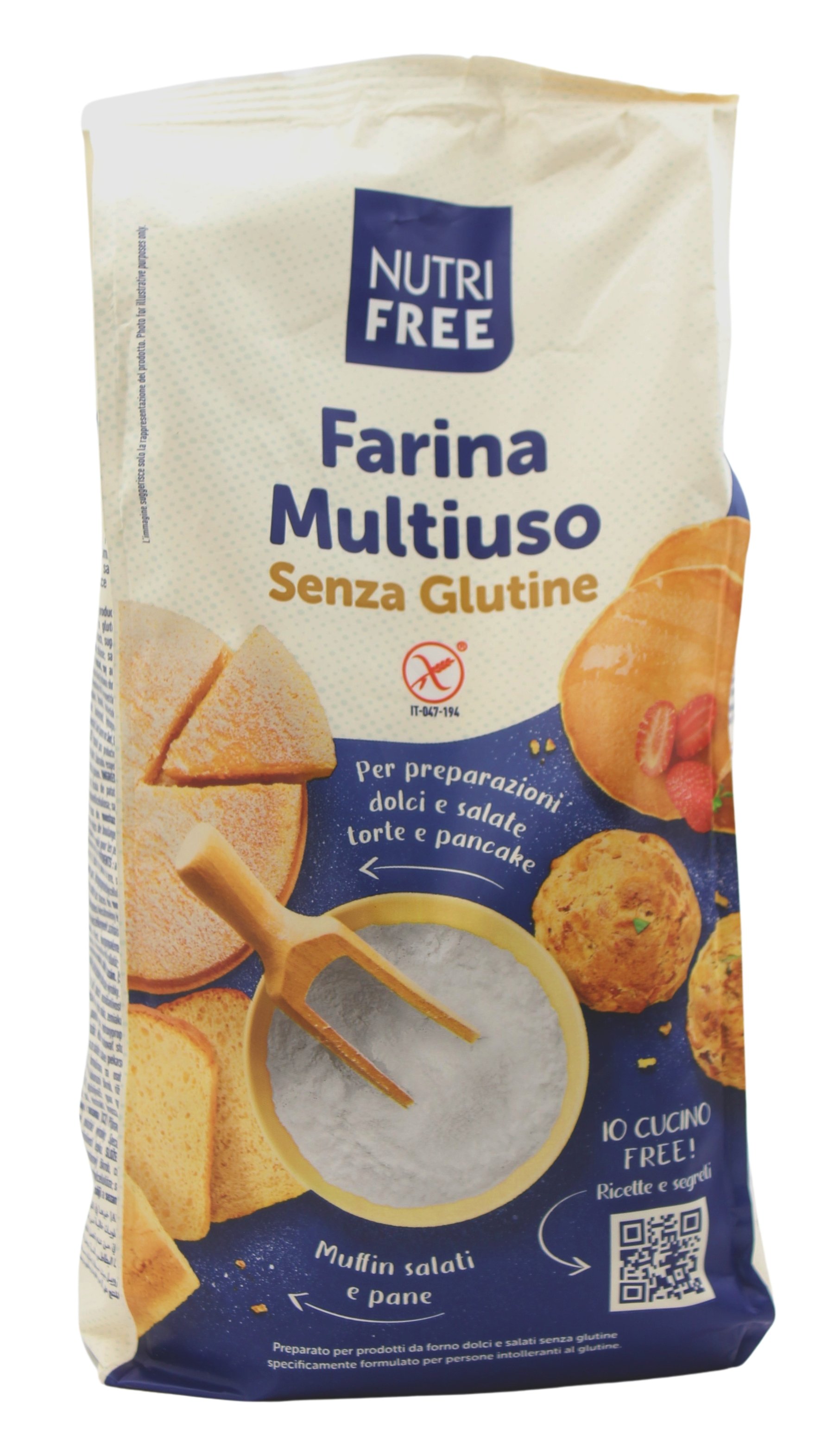 (4,99 €/kg) Nutri Free Farina Multiuso Senza Glutine 1 kg