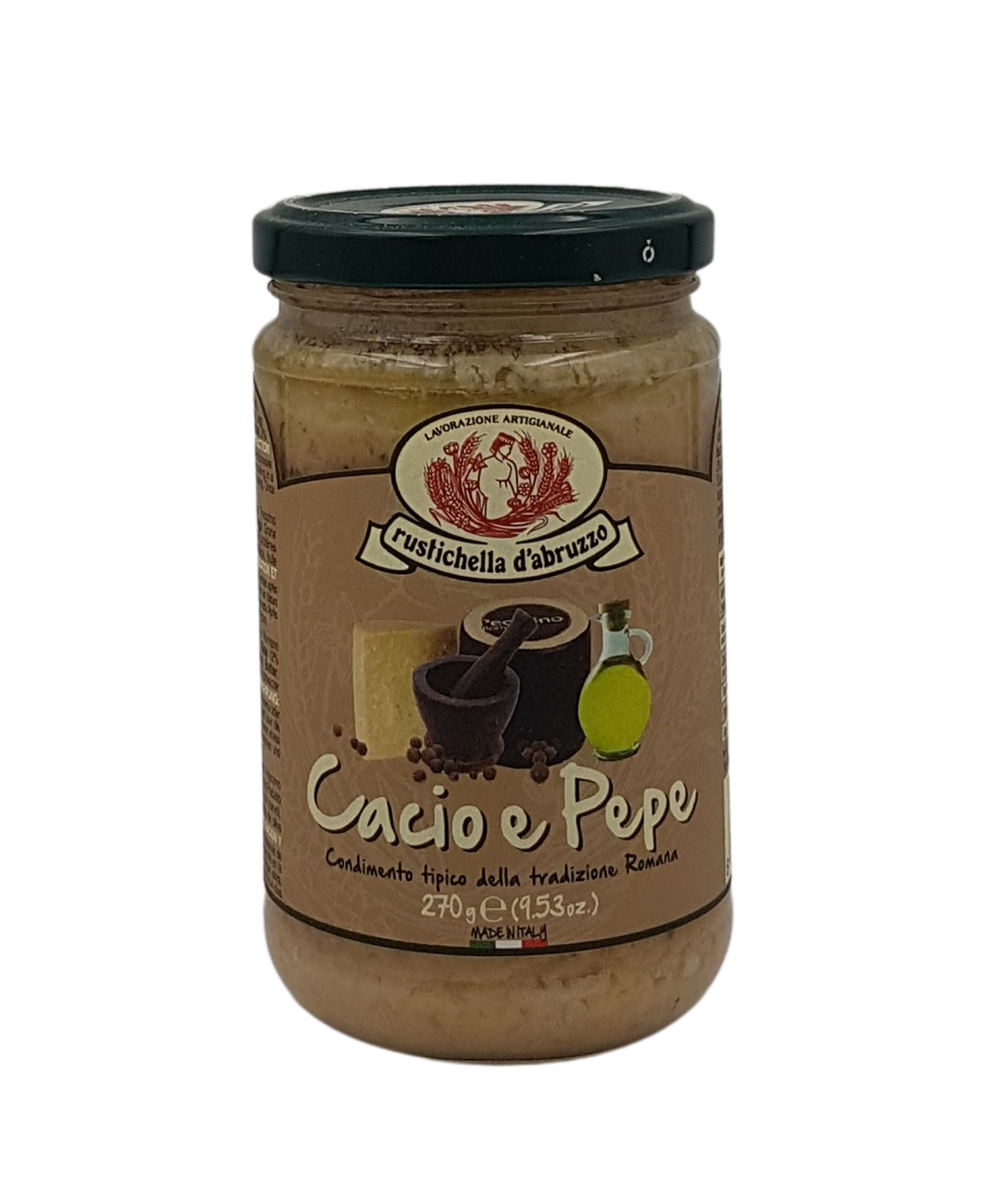 (25,89 €/kg) Rustichella d'Abruzzo Sugo Cacio e Pepe 270 g