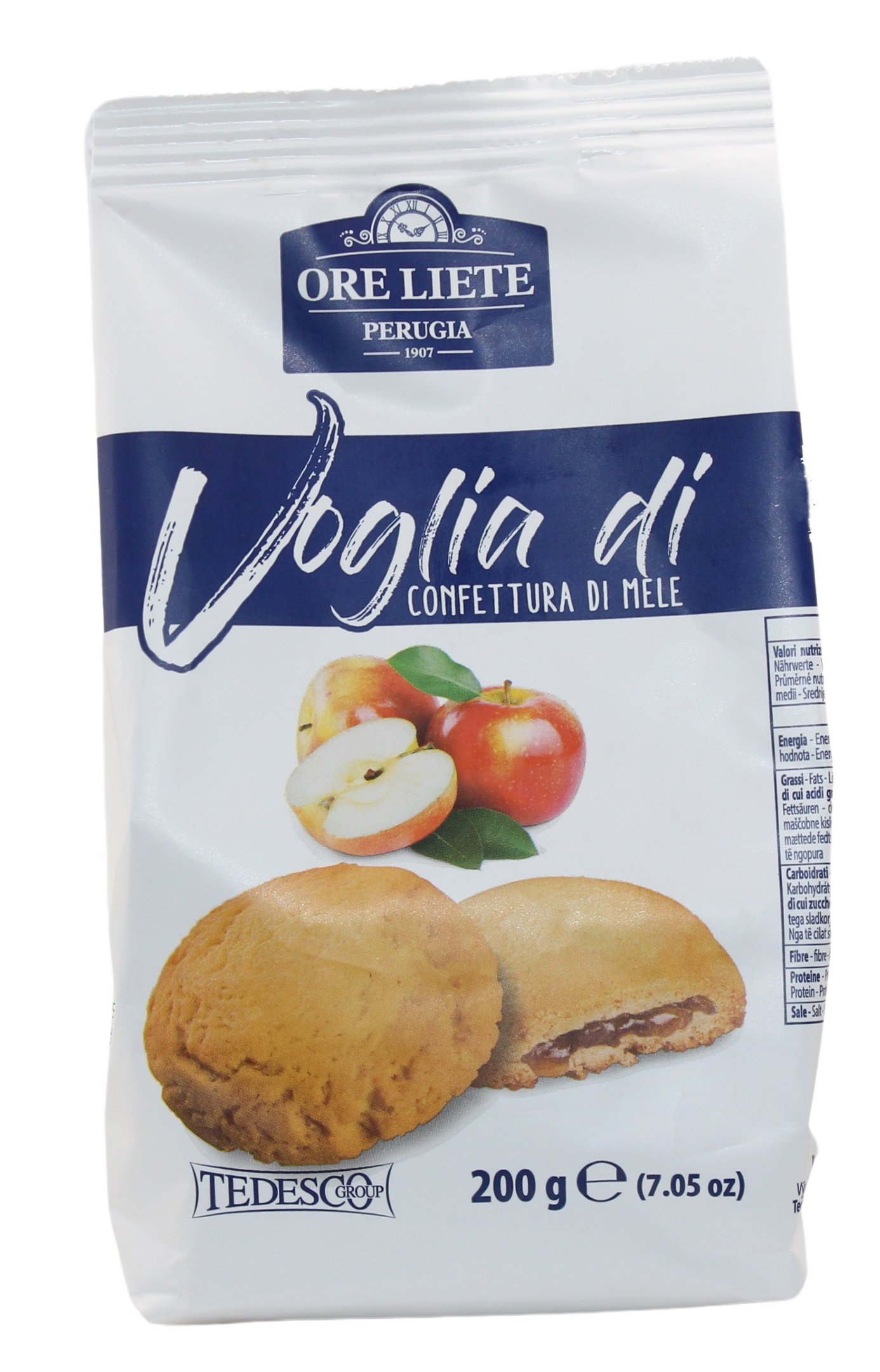 Ore Liete, Voglia di Confettura di Mele 200 g, Süßwaren, 0,2 kg