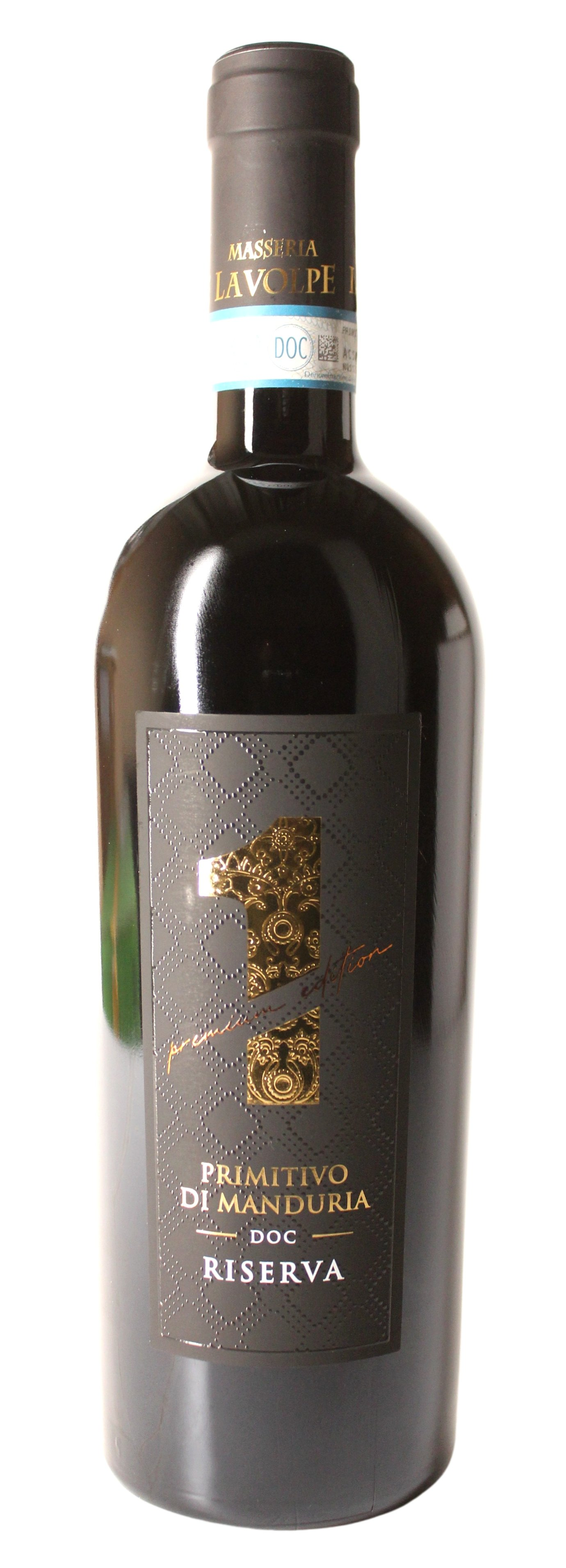 (23,99 €/l) Masseria La Volpe Uno Primitivo di Manduria Riserva