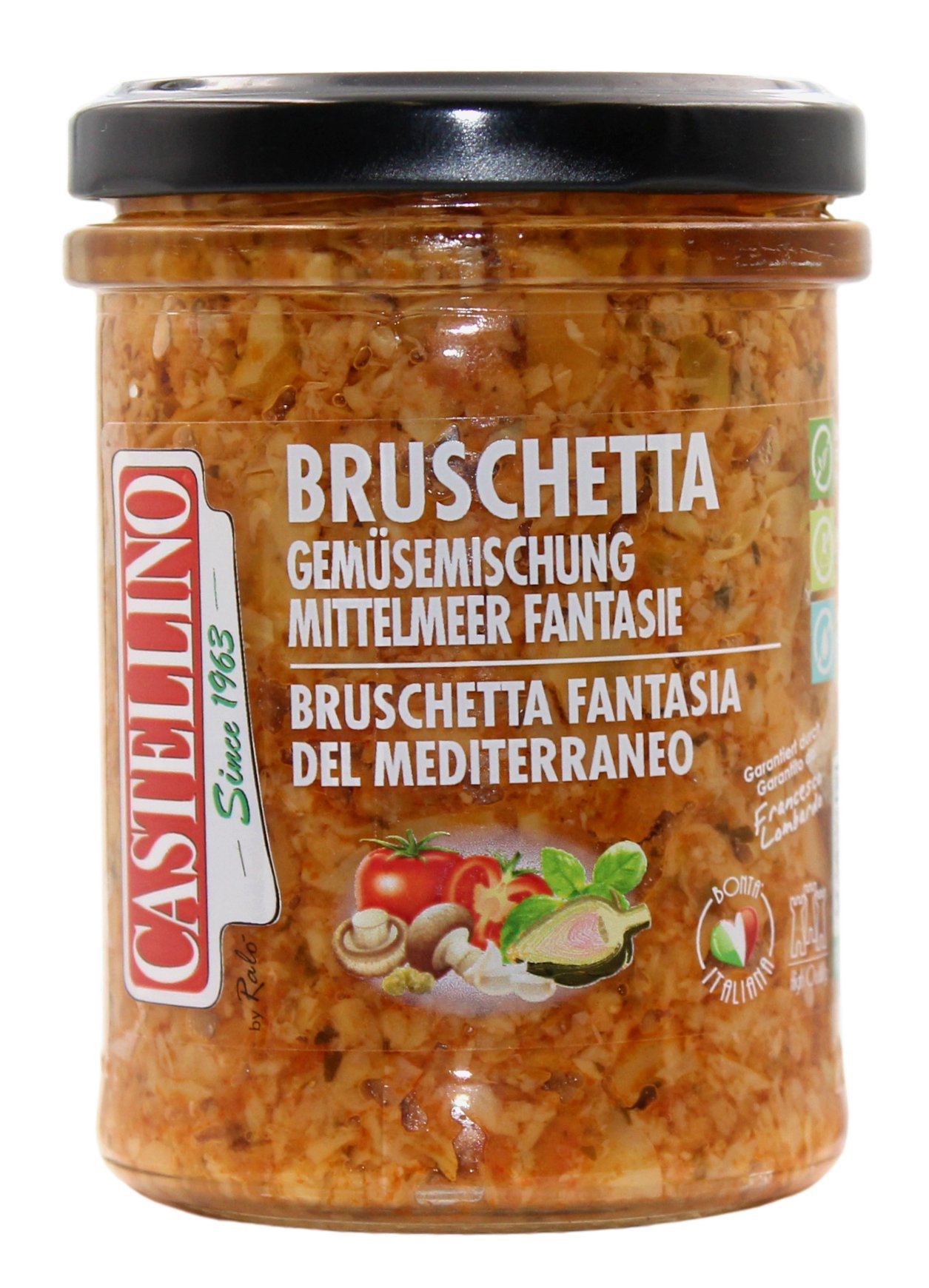 (21,06 €/kg) Castellino Bruschetta Fantasia del Mediterraneo 180 g