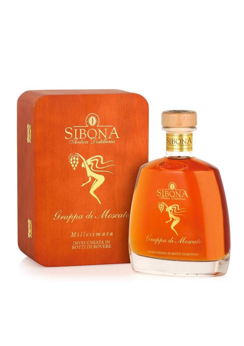 (108,50 €/l) Antica Distilleria Sibona Grappa di Moscato Millesimata