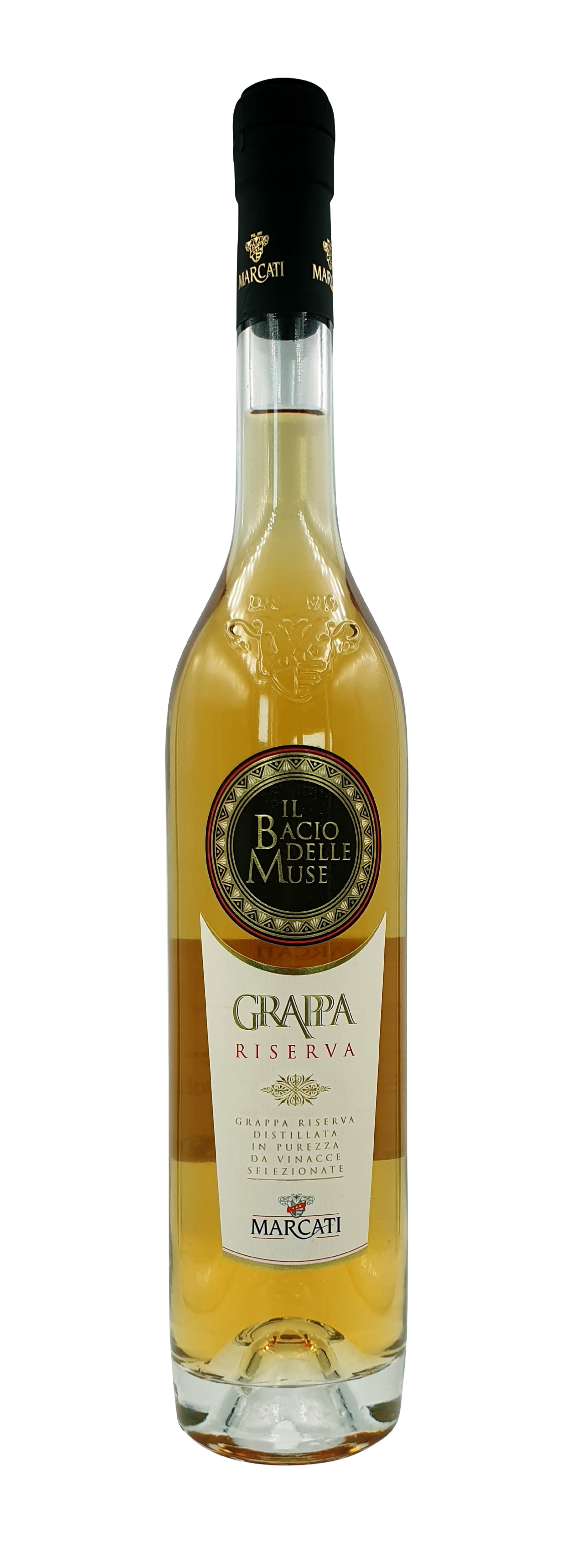 (37,45 €/l) Marcati Grappa Riserva Il Bacio delle Muse 20 cl