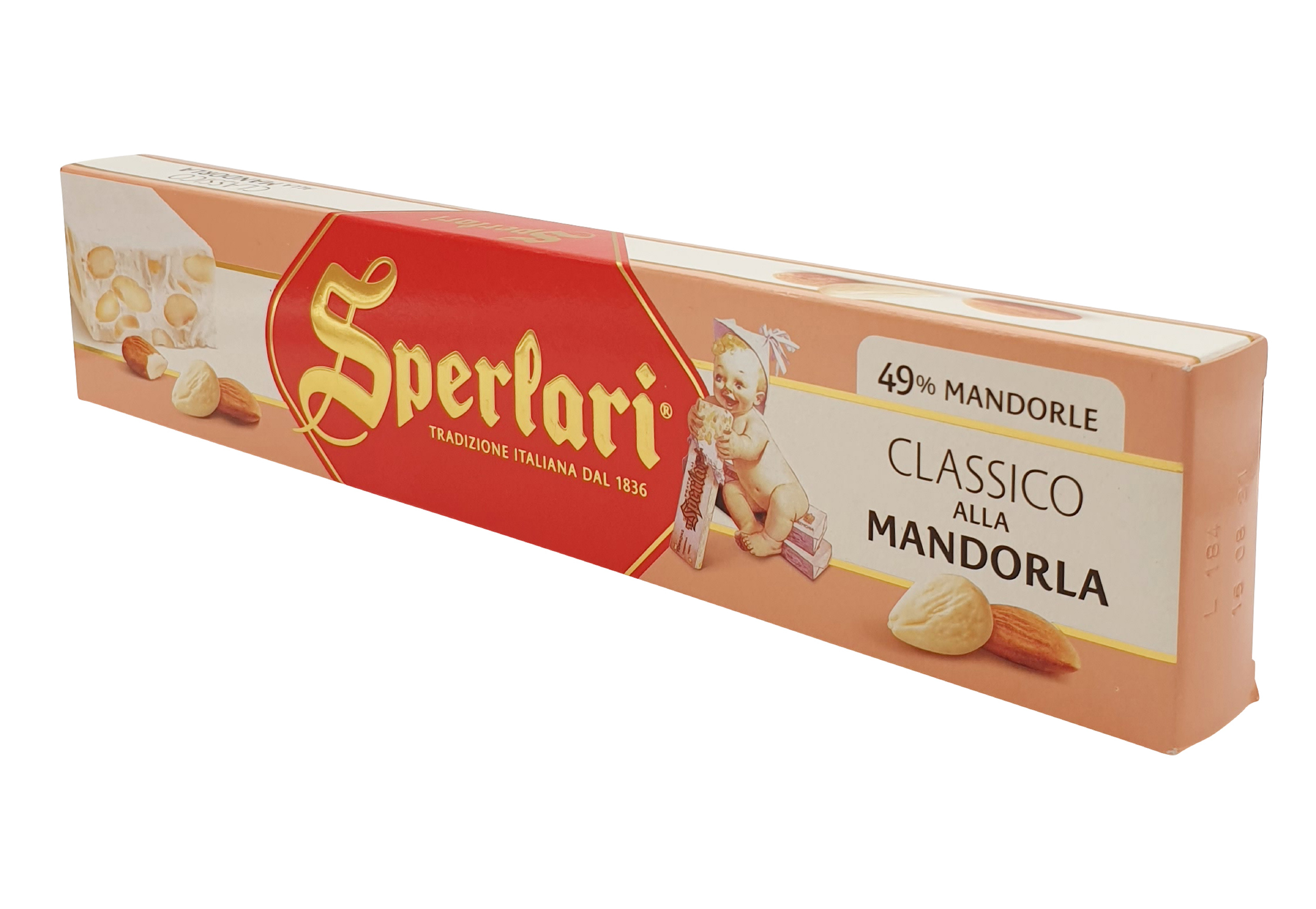 Sperlari, Torrone Classico alla Mandorla 250 g, Süßwaren, 0,25 kg