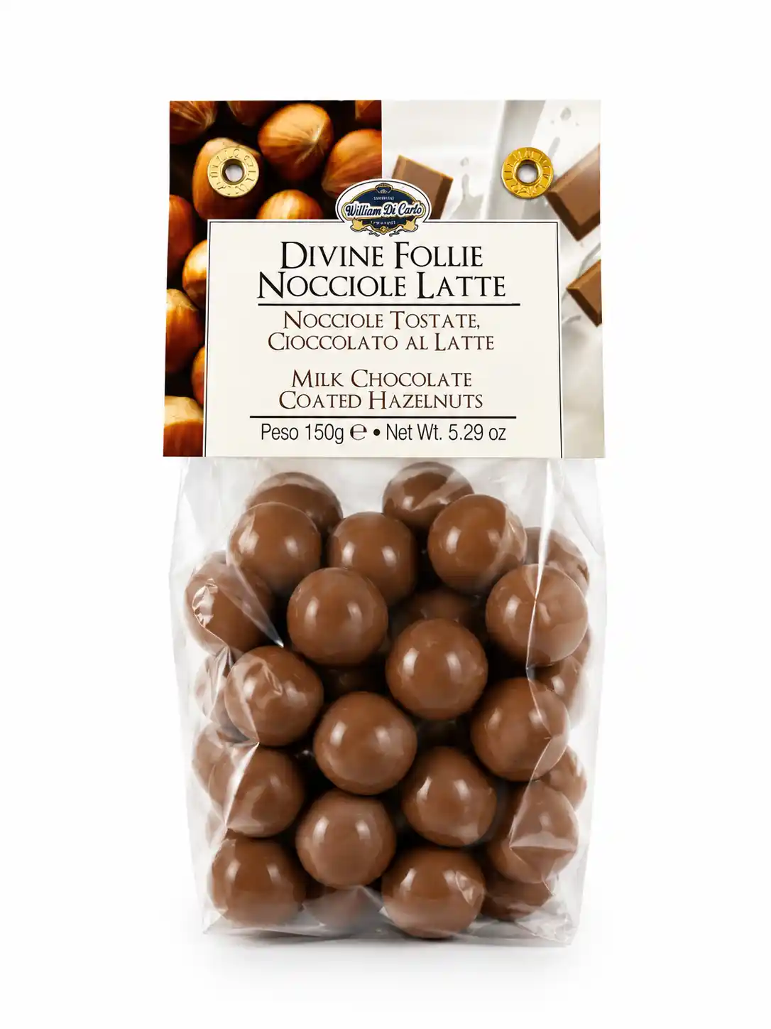 Divine Follie Mandorle e Nocciole Cioccolato Fondente 150 g