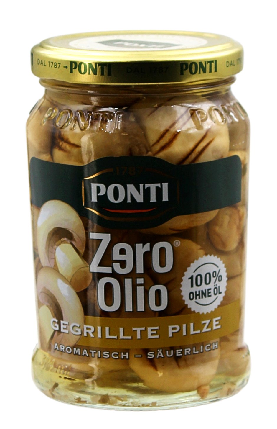 Ponti, Funghi Prataioli Grigliati Zero Olio 300 g , Antipasti, 0,17 kg