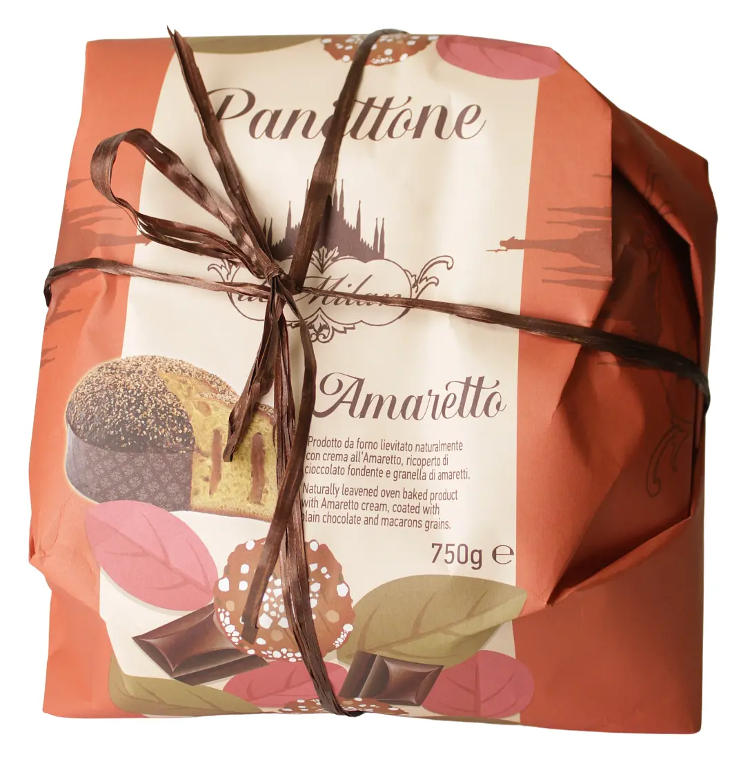 Lazzaroni - Chiostro di Saronno, Panettone Amaretto 750 g, Süßwaren, 