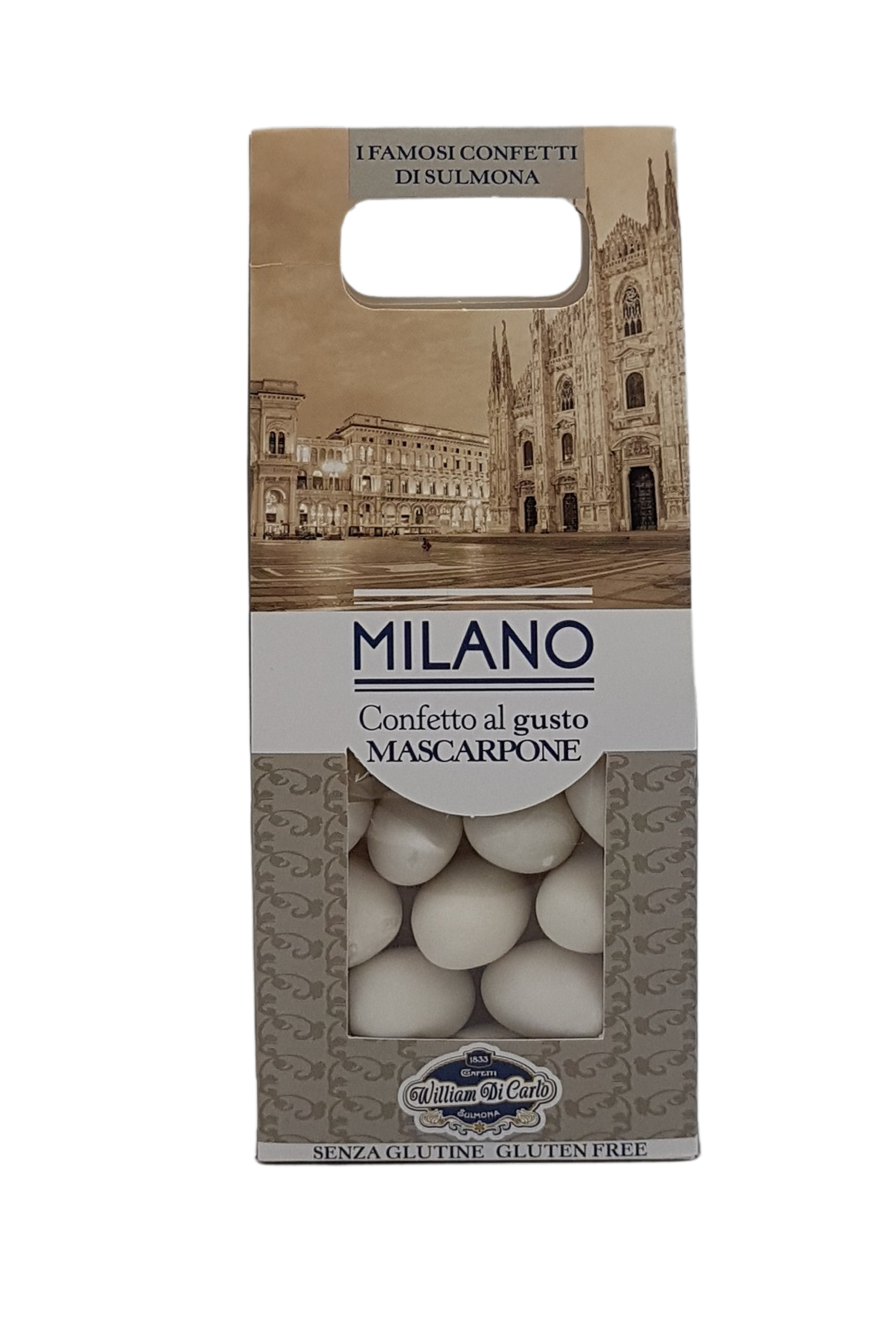 (31,90 €/kg) William di Carlo Confetto al gusto Mascarpone Milano 100 g