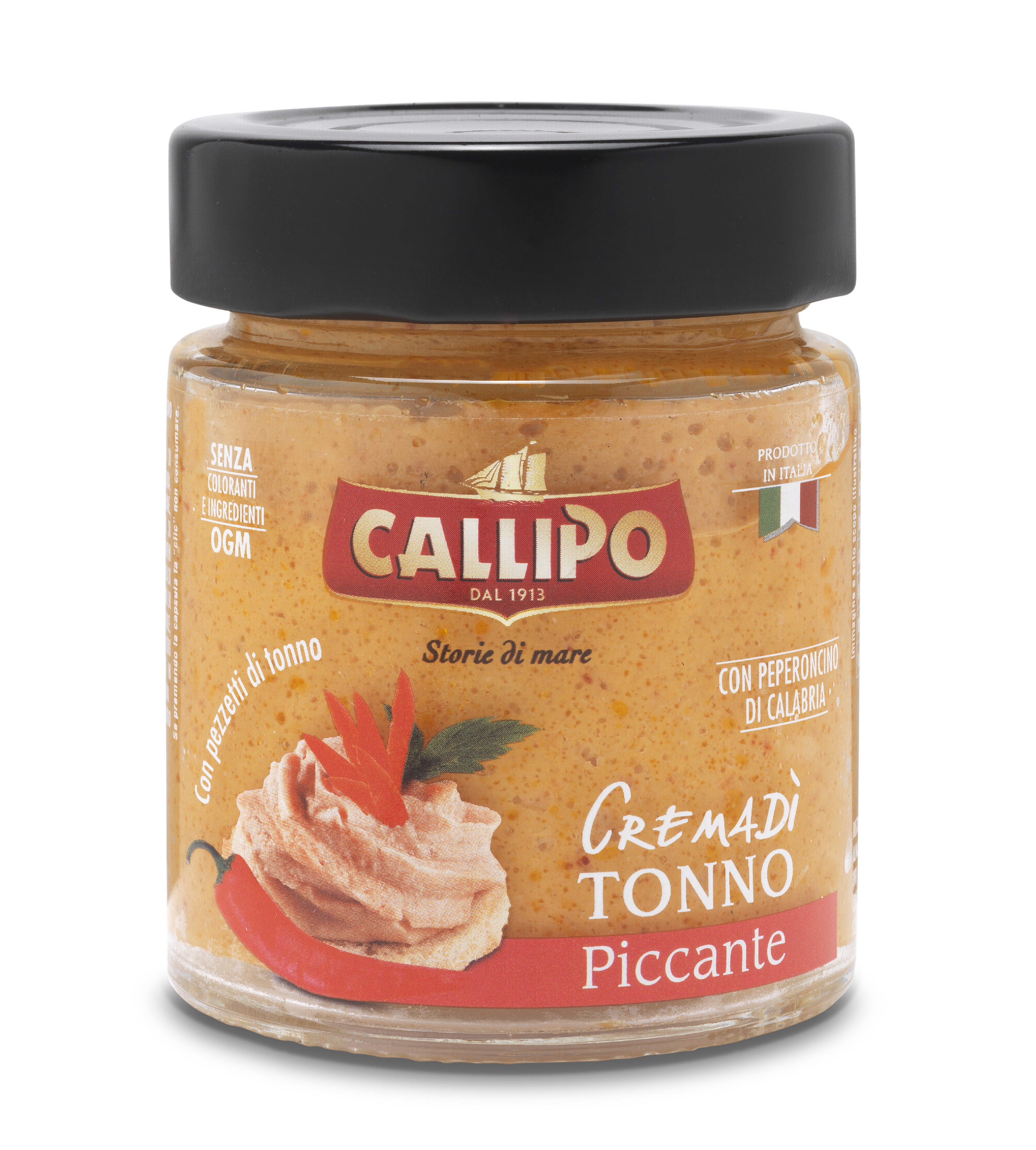 Callipo, Crema di Tonno Piccante 135 g, Fisch, 0,135 kg